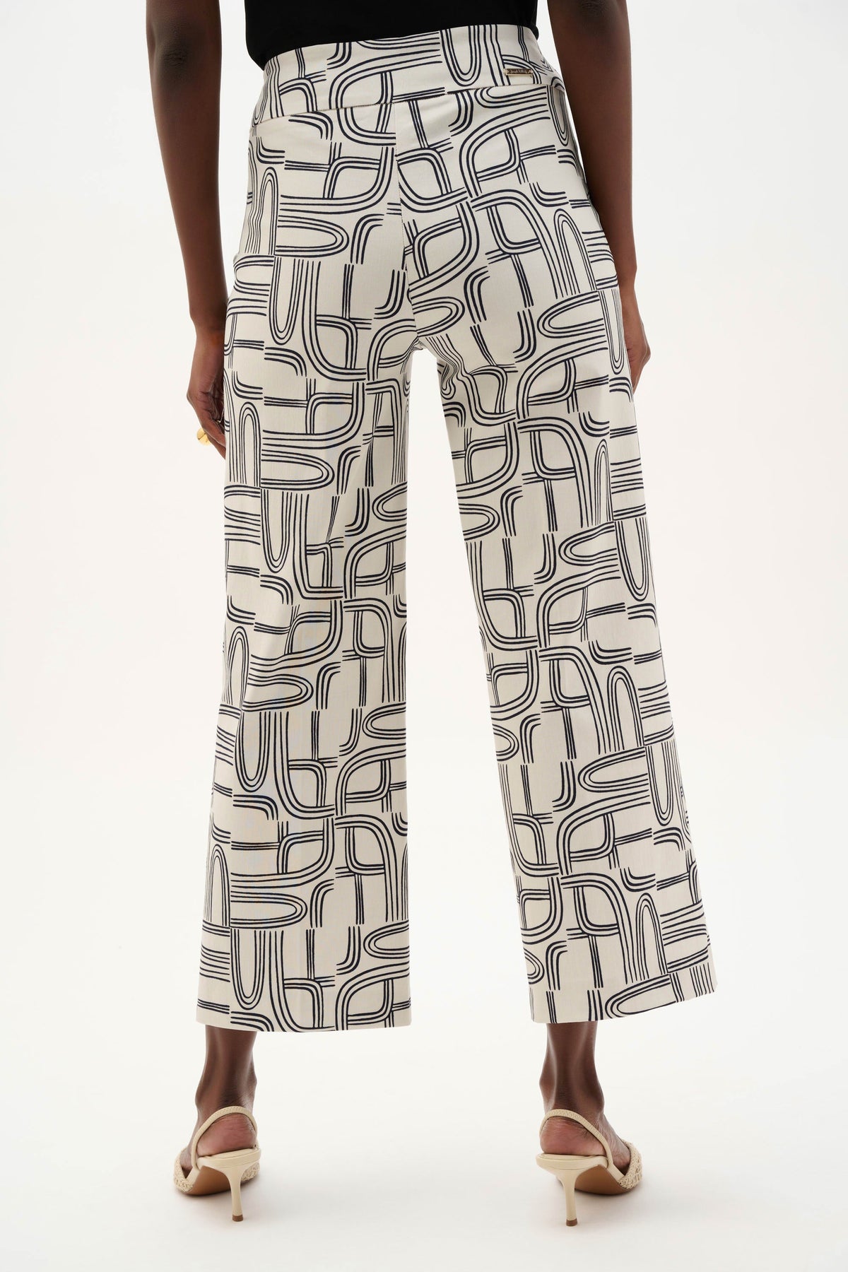 Joseph Ribkoff Geometric Print Pull-On Pants - Style 262048