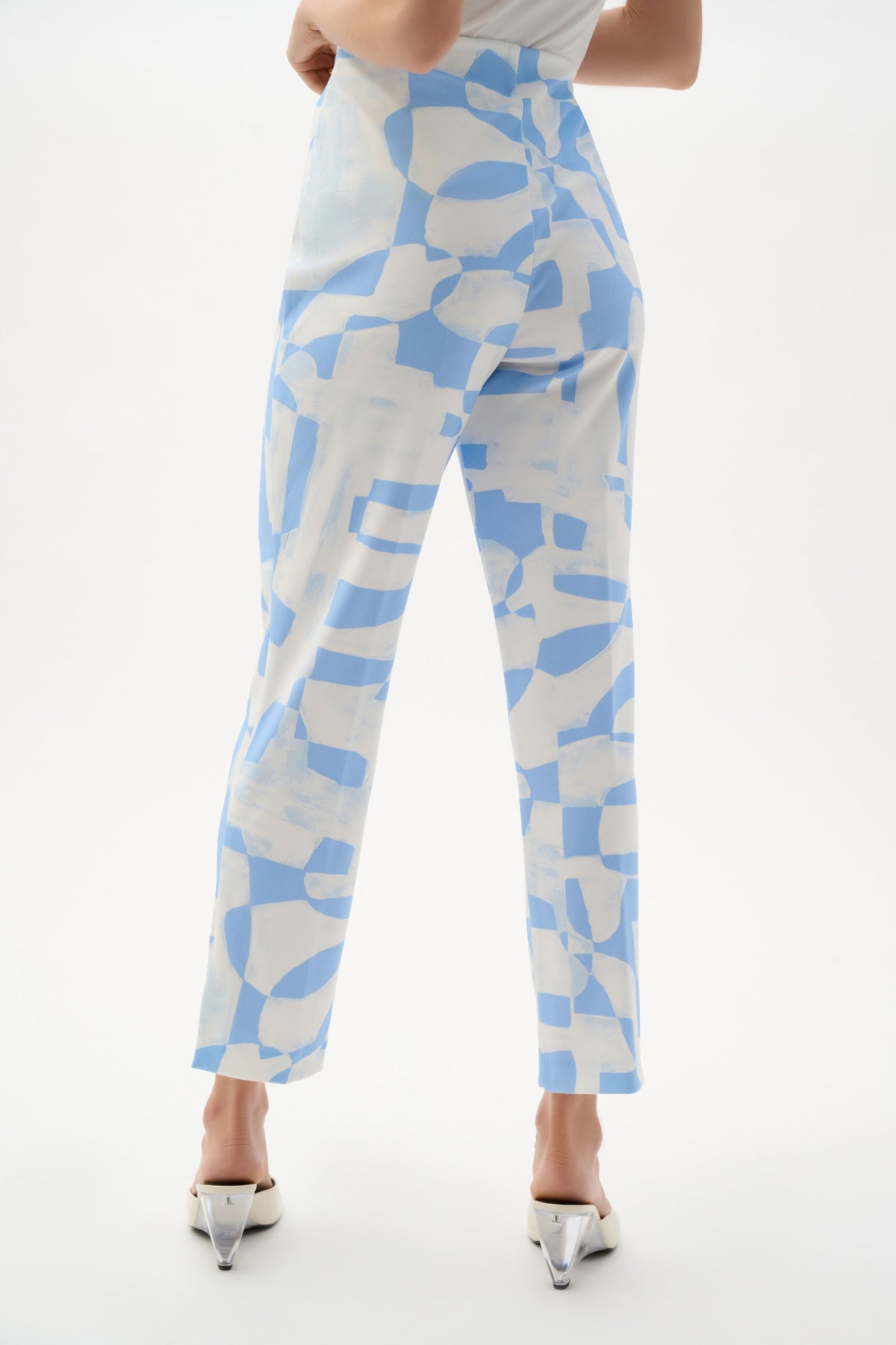 Joseph Ribkoff Abstract Geometric Bonded Pants - Style 262131