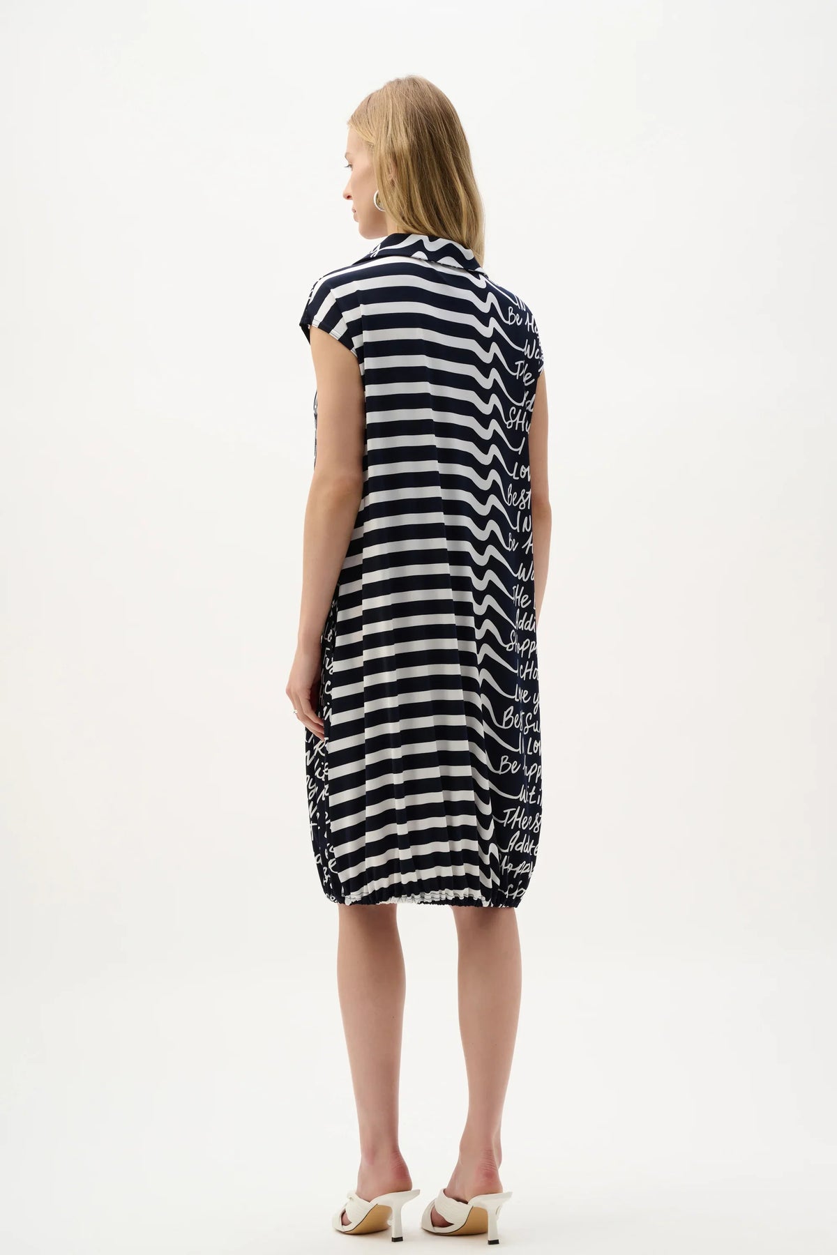 Joseph Ribkoff Shawl Collar Cocoon Dress - Style 262132