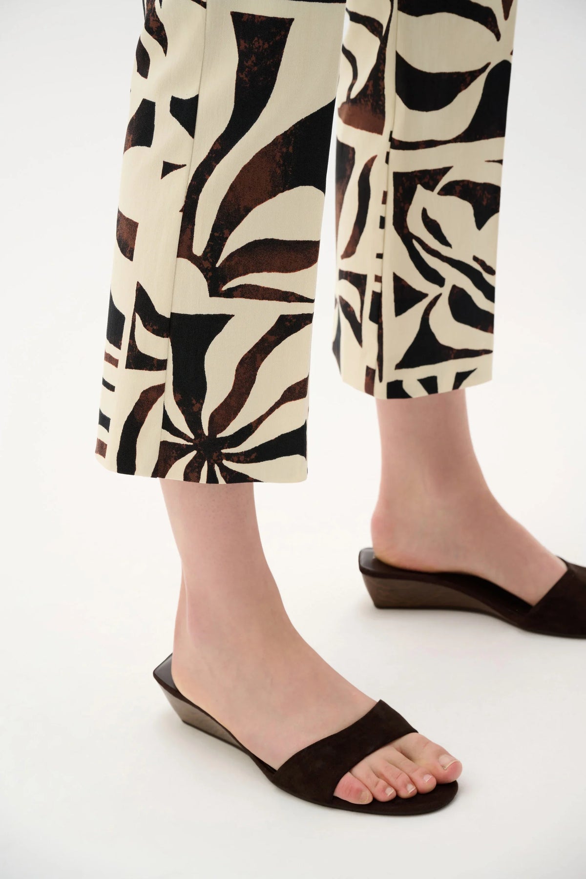 Joseph Ribkoff Tropical Print Flared Pants - Style 262133