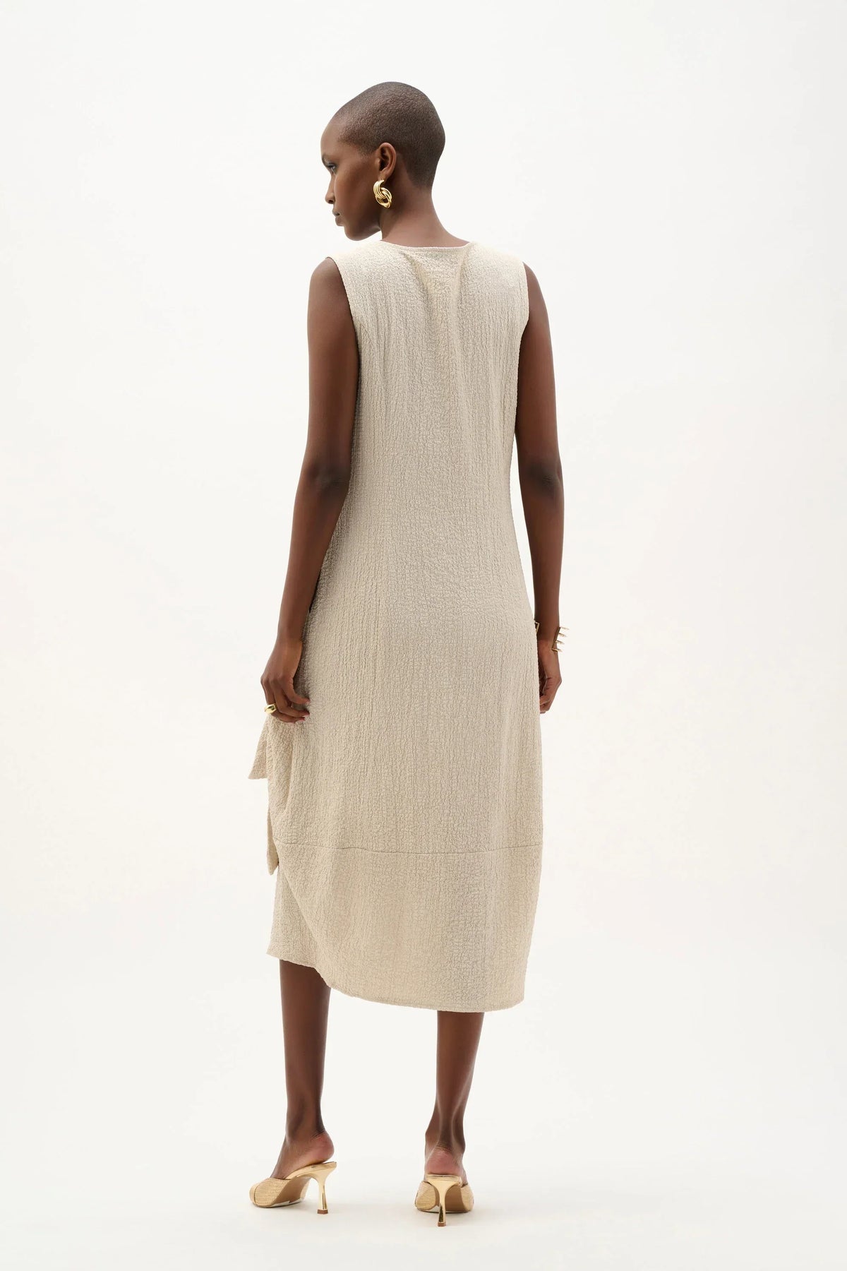Joseph Ribkoff Seersucker Ring-Tie Dress - Style 262172