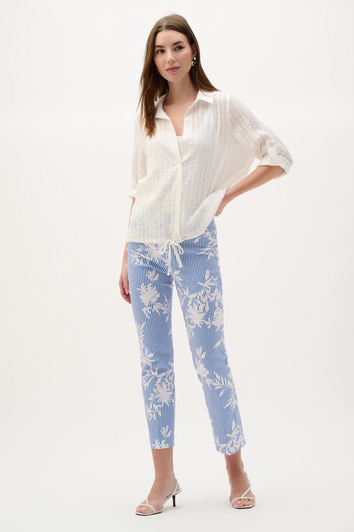 Joseph Ribkoff Print Contour Waist Pants - Style 262192
