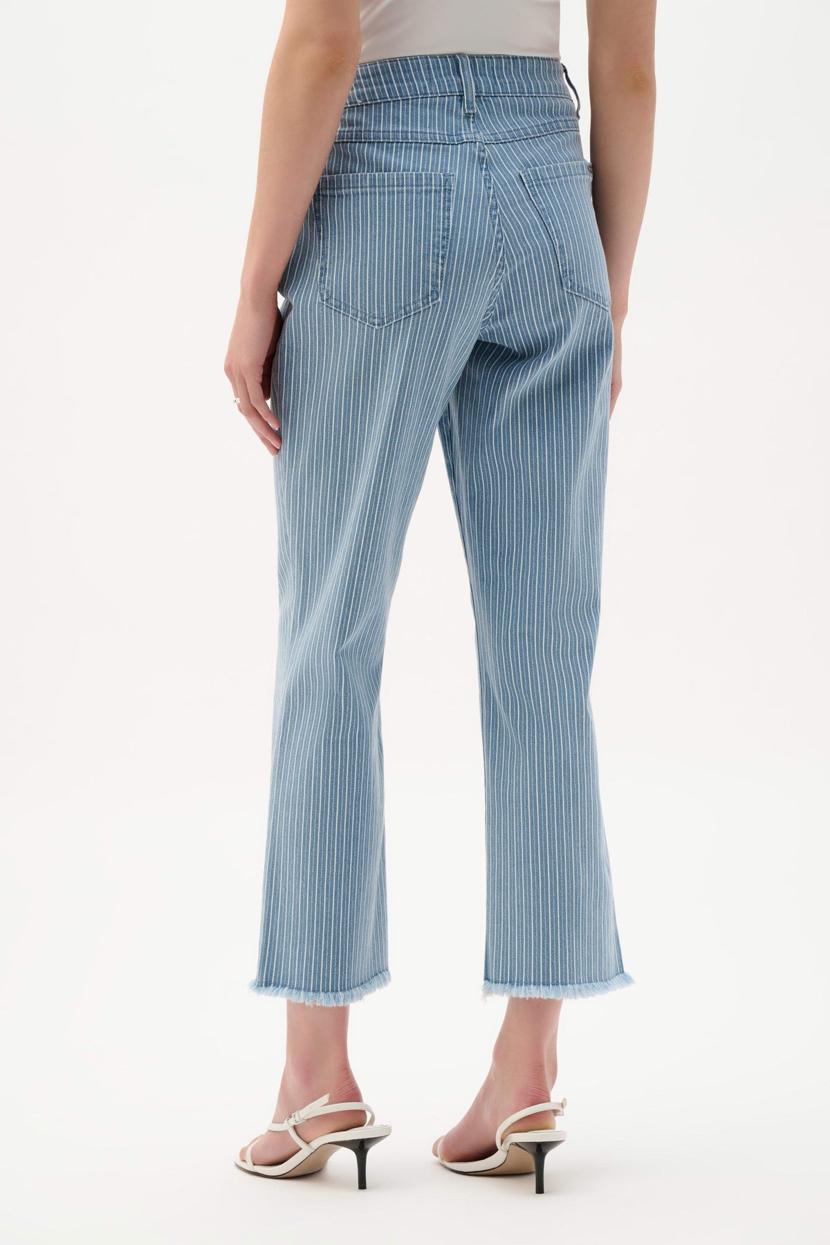 Joseph Ribkoff Lurex Stripe Crop Jeans - Style 262934