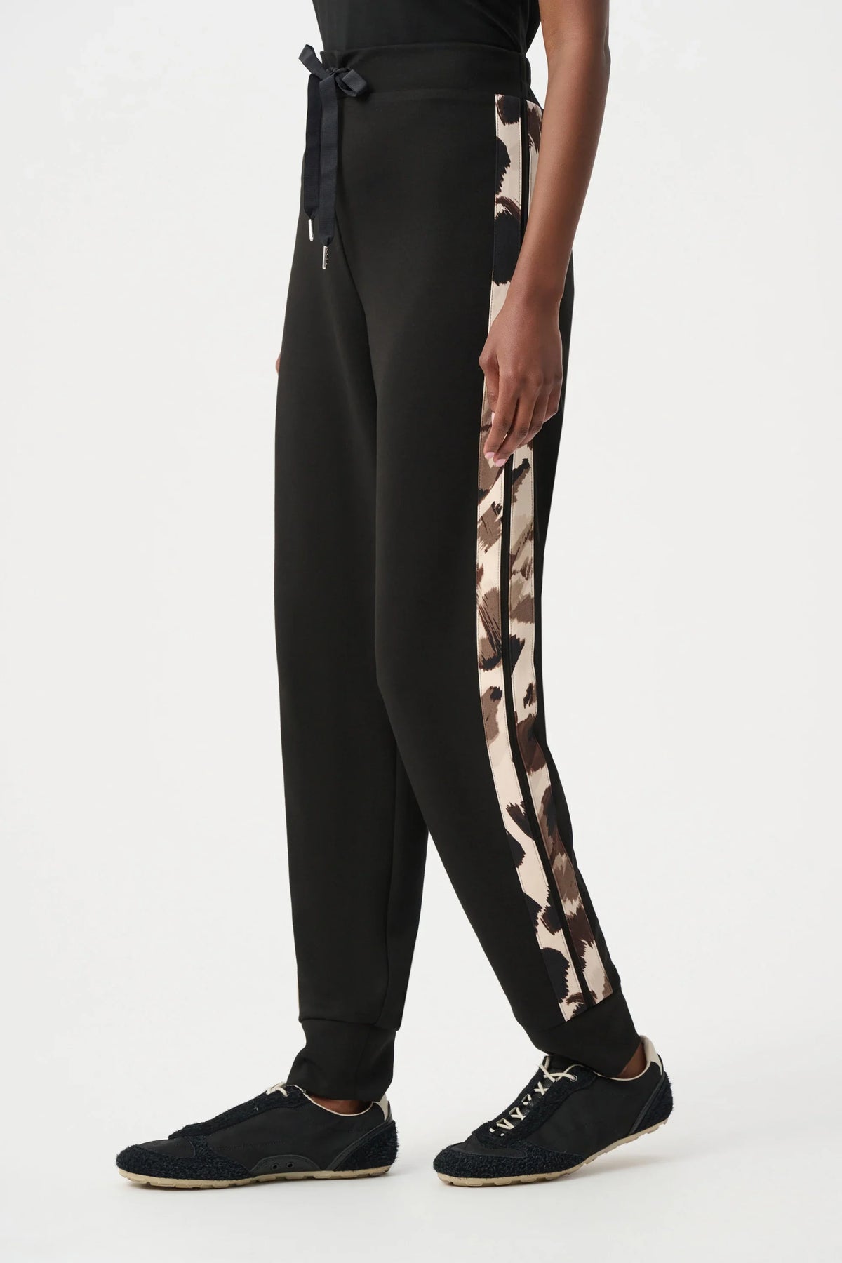 Joseph Ribkoff Animal Trimmed Jogger Pant - Style 263608