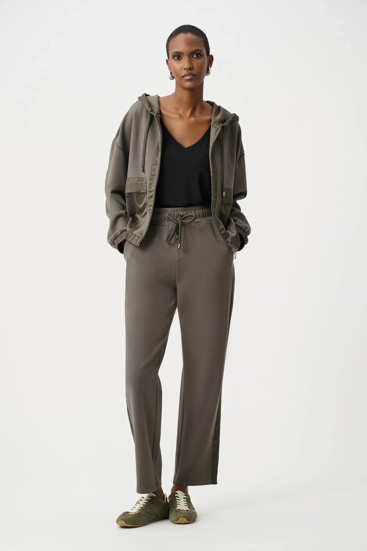 Joseph Ribkoff Satin Straight Leg Pants - Style 263623