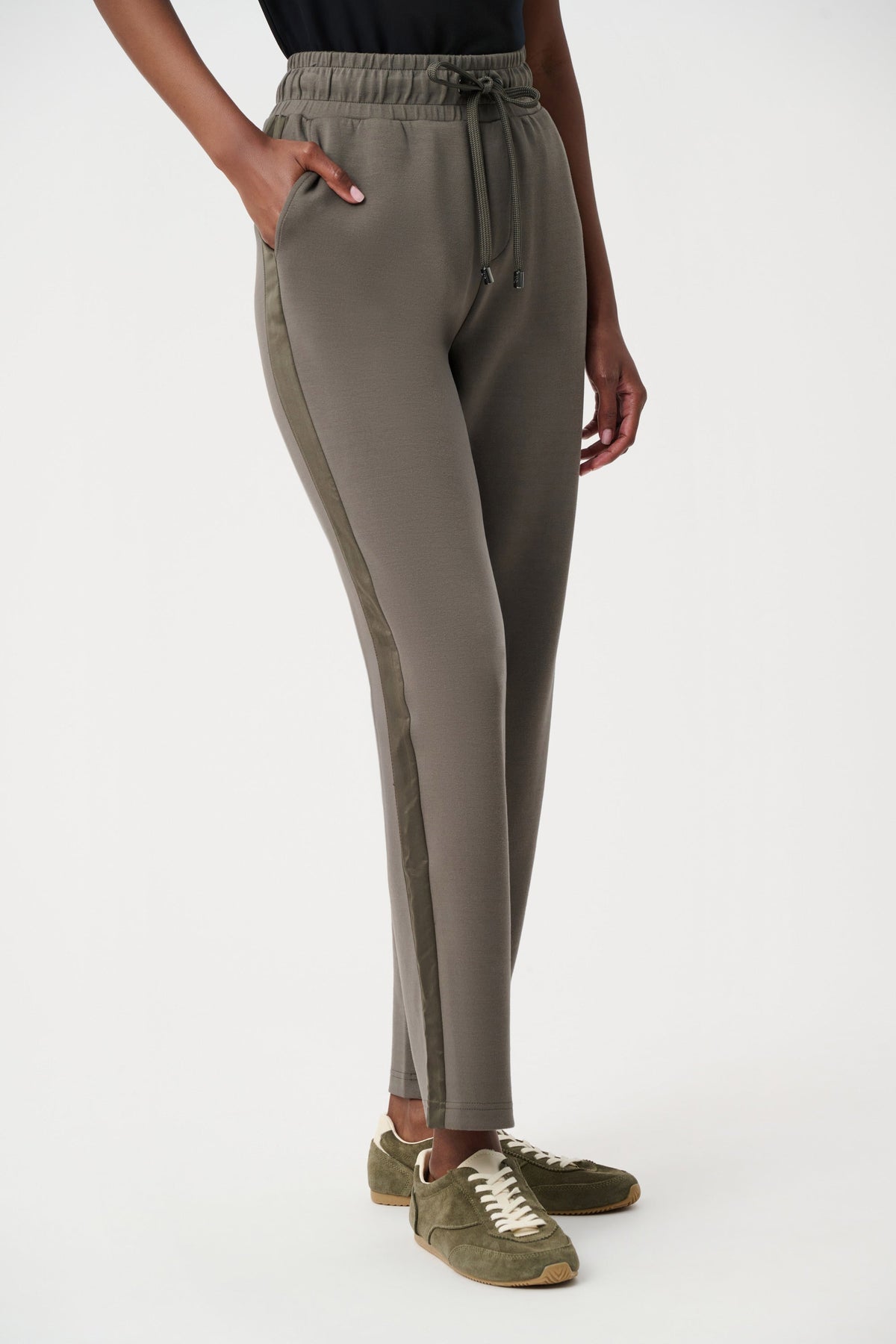 Joseph Ribkoff Satin Straight Leg Pants - Style 263623