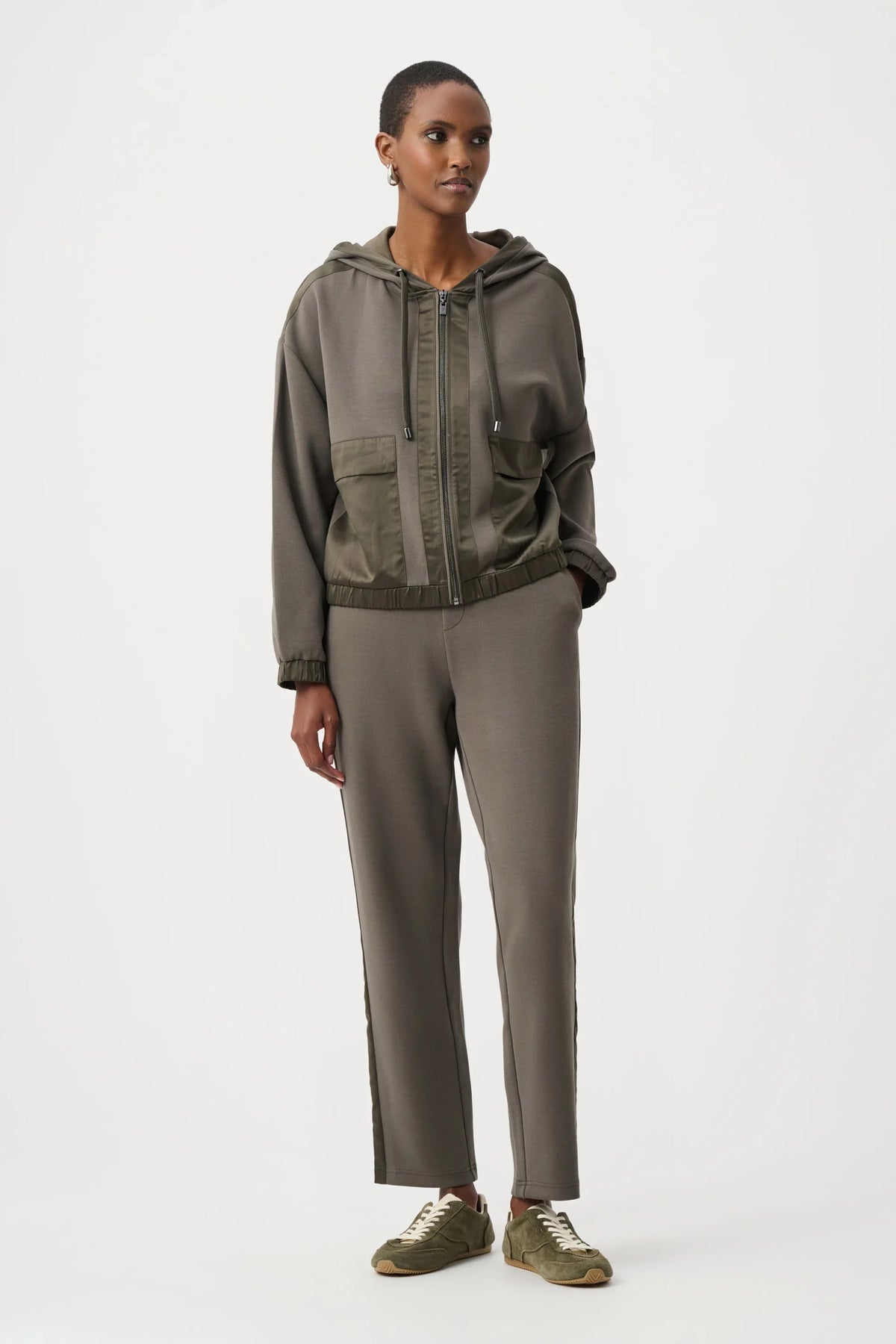Joseph Ribkoff Satin Hooded Jersey - Style 263624