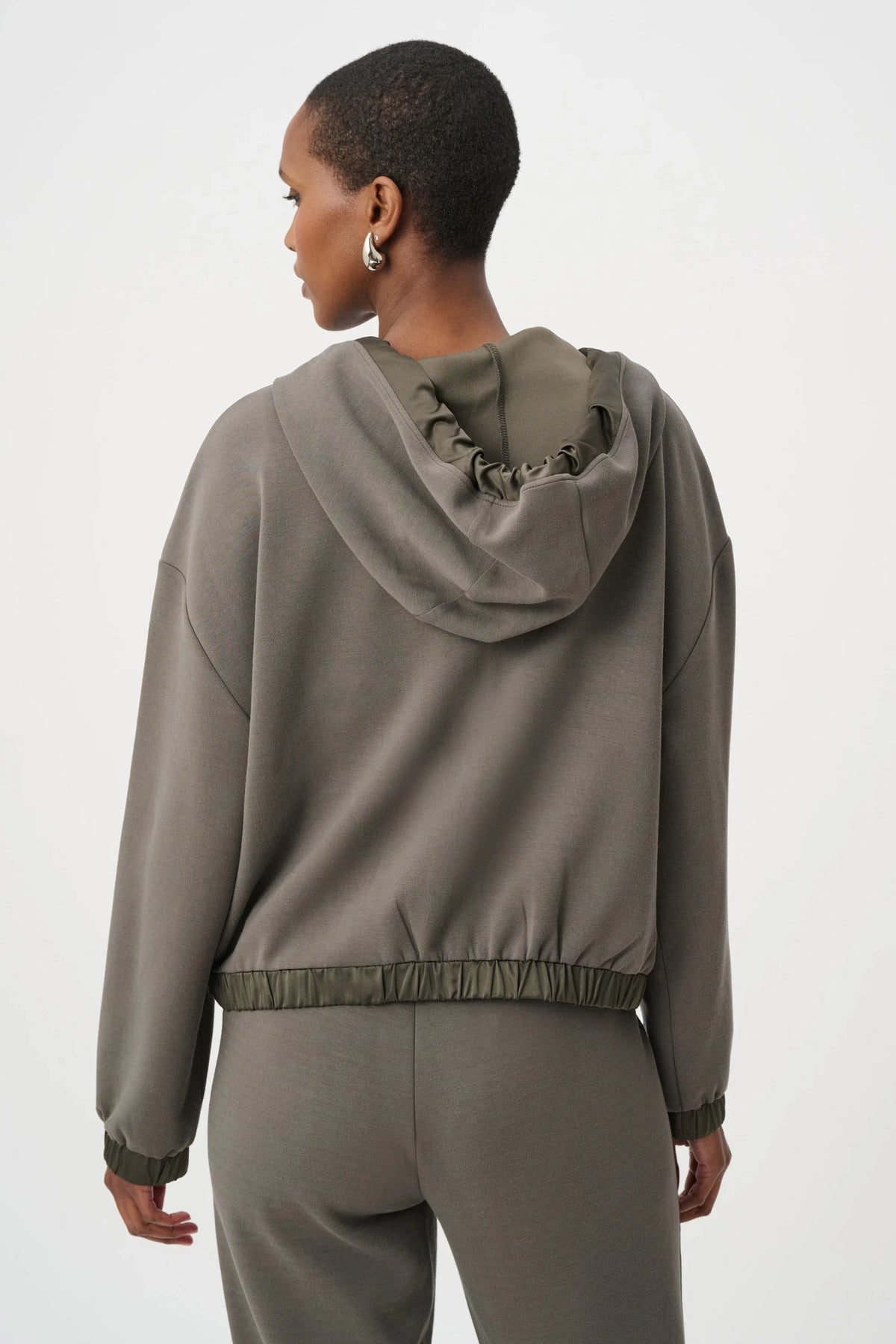 Joseph Ribkoff Satin Hooded Jersey - Style 263624