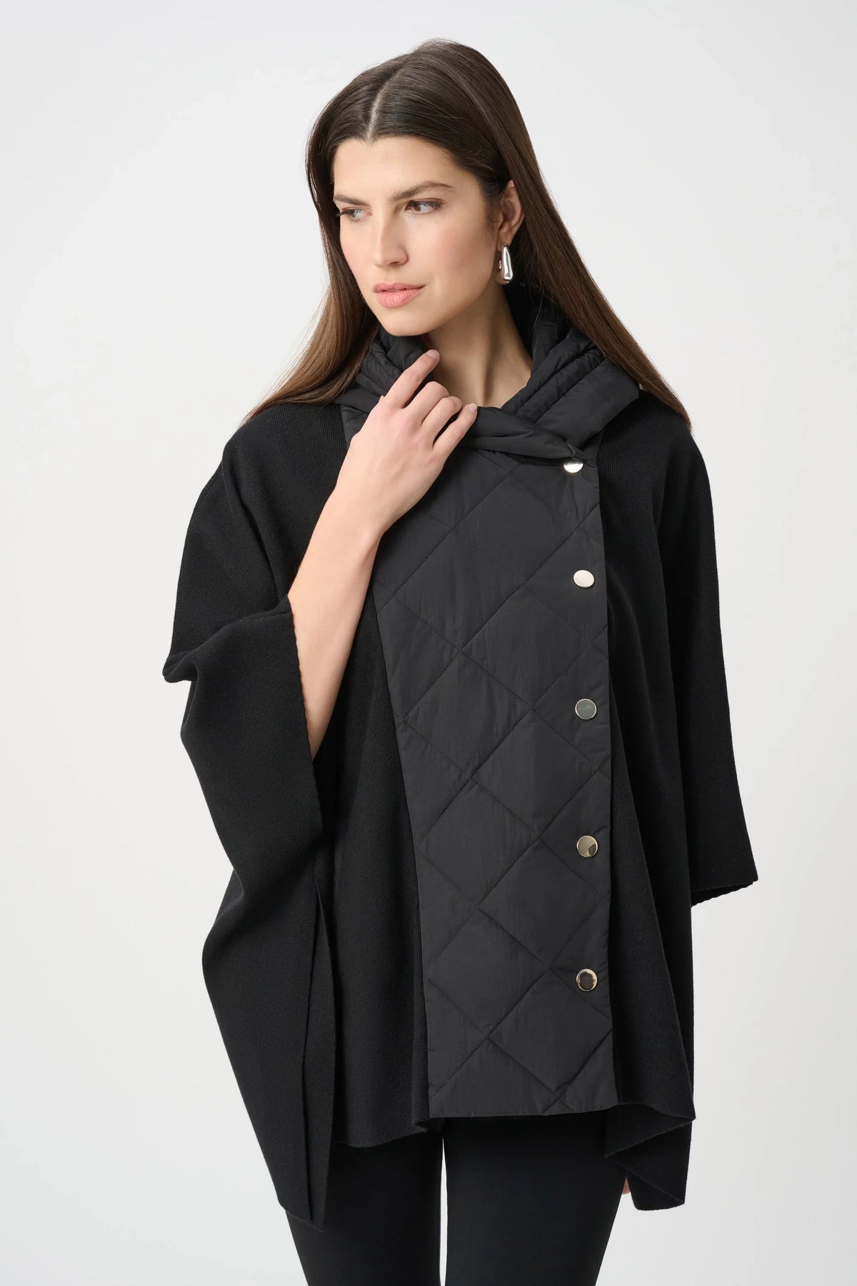 Joseph Ribkoff Quilted Poncho - Style 263627