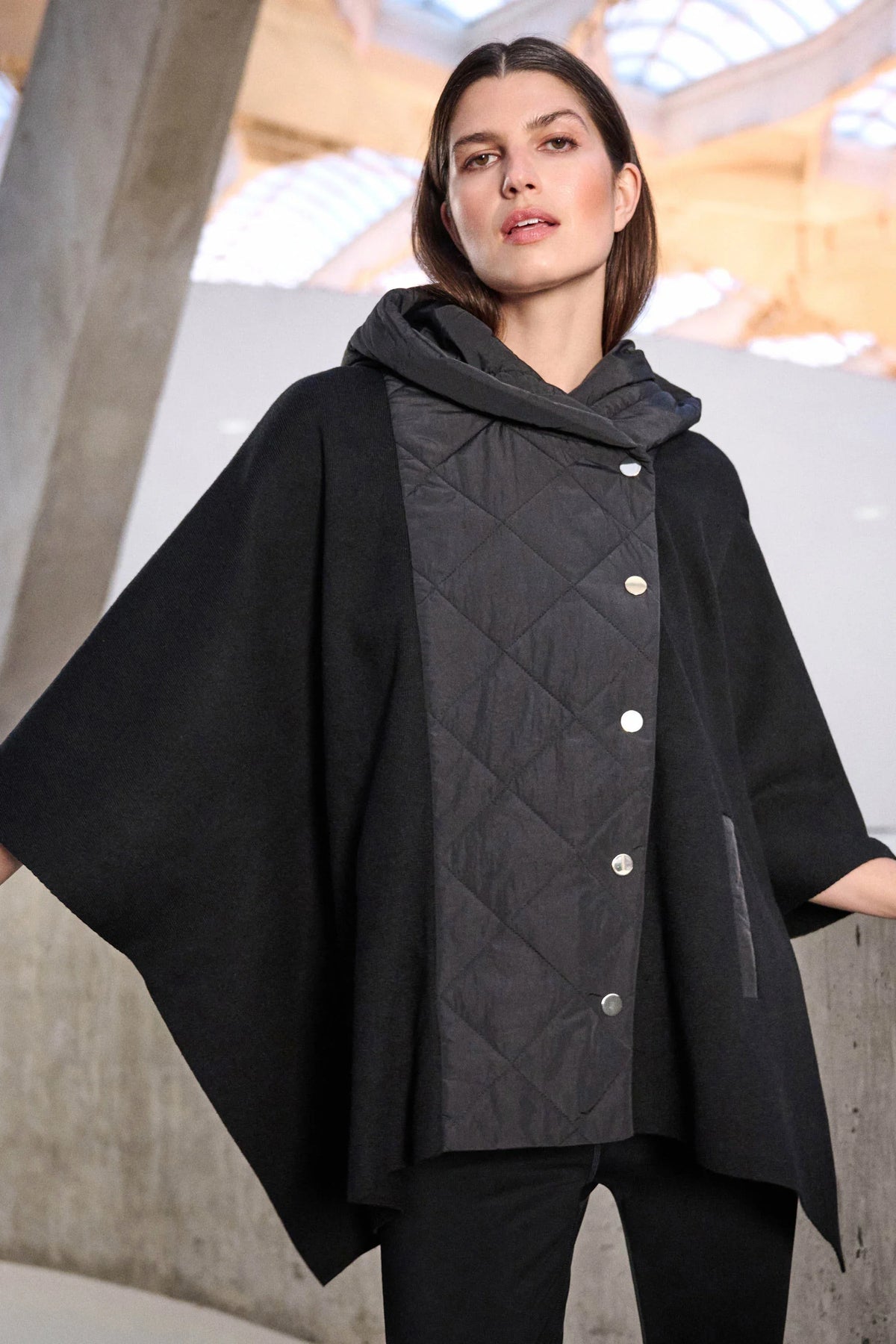 Joseph Ribkoff Quilted Poncho - Style 263627