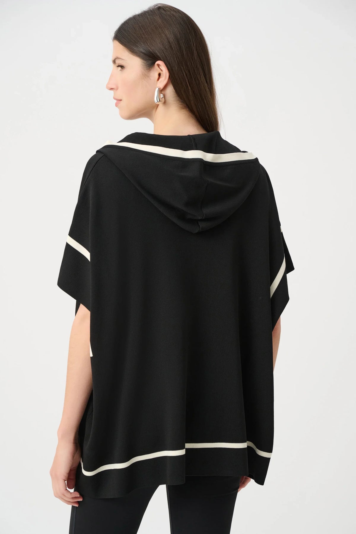 Joseph Ribkoff Hooded Boxy Jacket - Style 263639