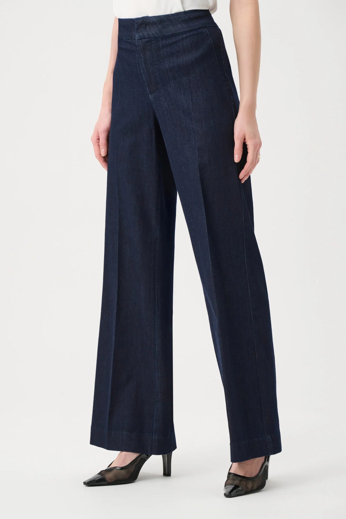Joseph Ribkoff High-Rise Wide Leg Jeans - Style 263903