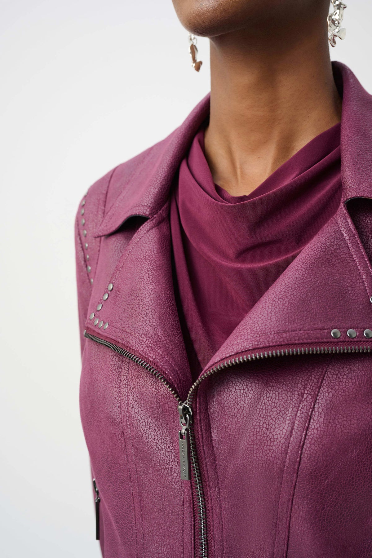 Joseph Ribkoff Faux Suede Fitted Jacket - Style 263907