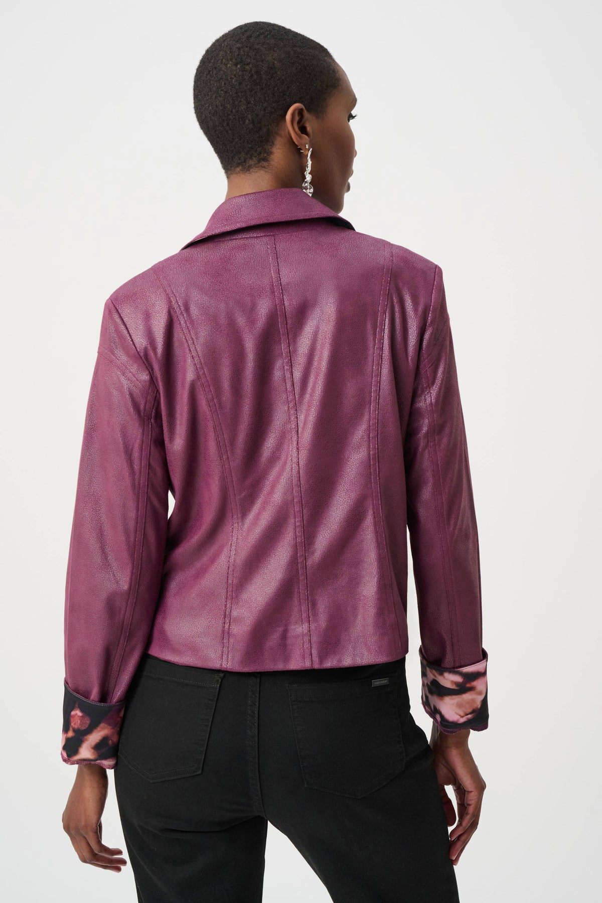 Joseph Ribkoff Faux Suede Fitted Jacket - Style 263907