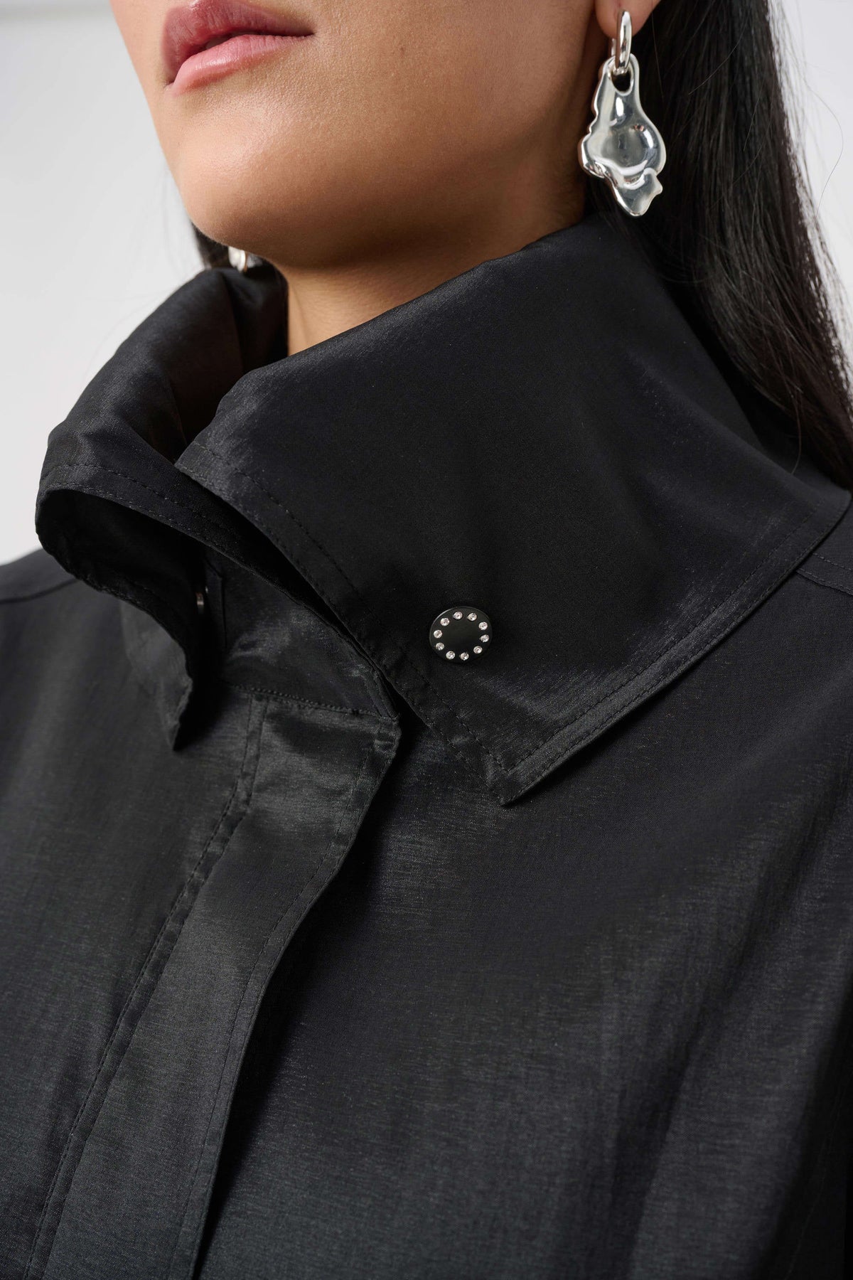 Joseph Ribkoff Stretch Taffeta Balloon Coat - Style 263911