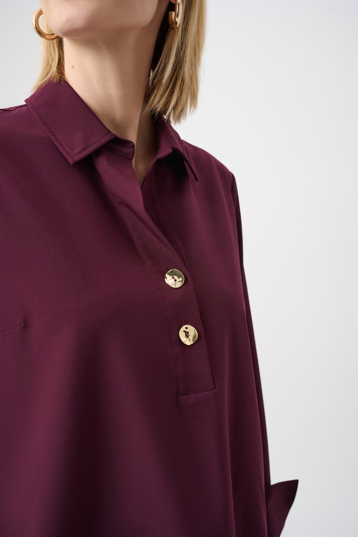 Joseph Ribkoff Stretch Poplin Shirt - Style 263928