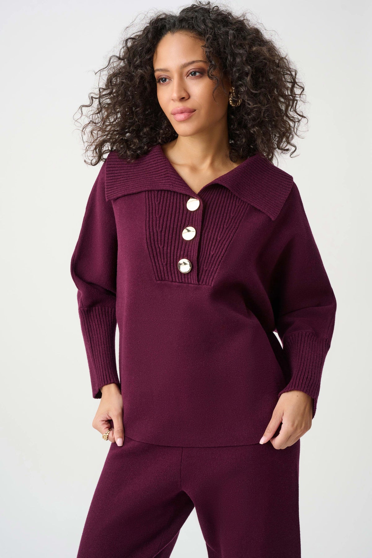 Joseph Ribkoff Shawl-Neck Sweater - Style 263938