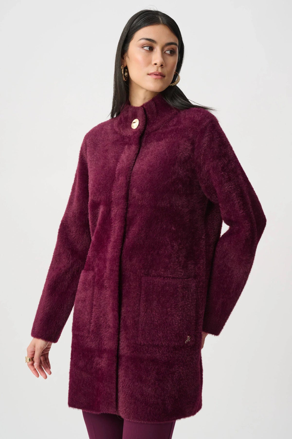 Joseph Ribkoff Classic Mock Neck Coat - Style 263955