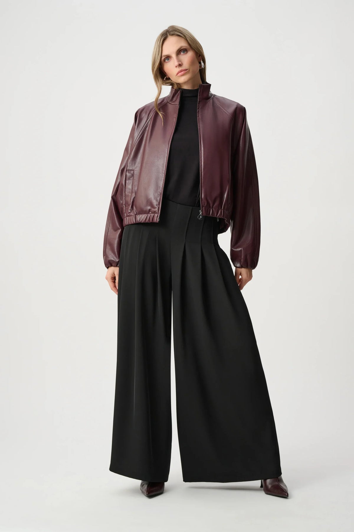 Joseph Ribkoff Leatherette Jacket - Style 263971
