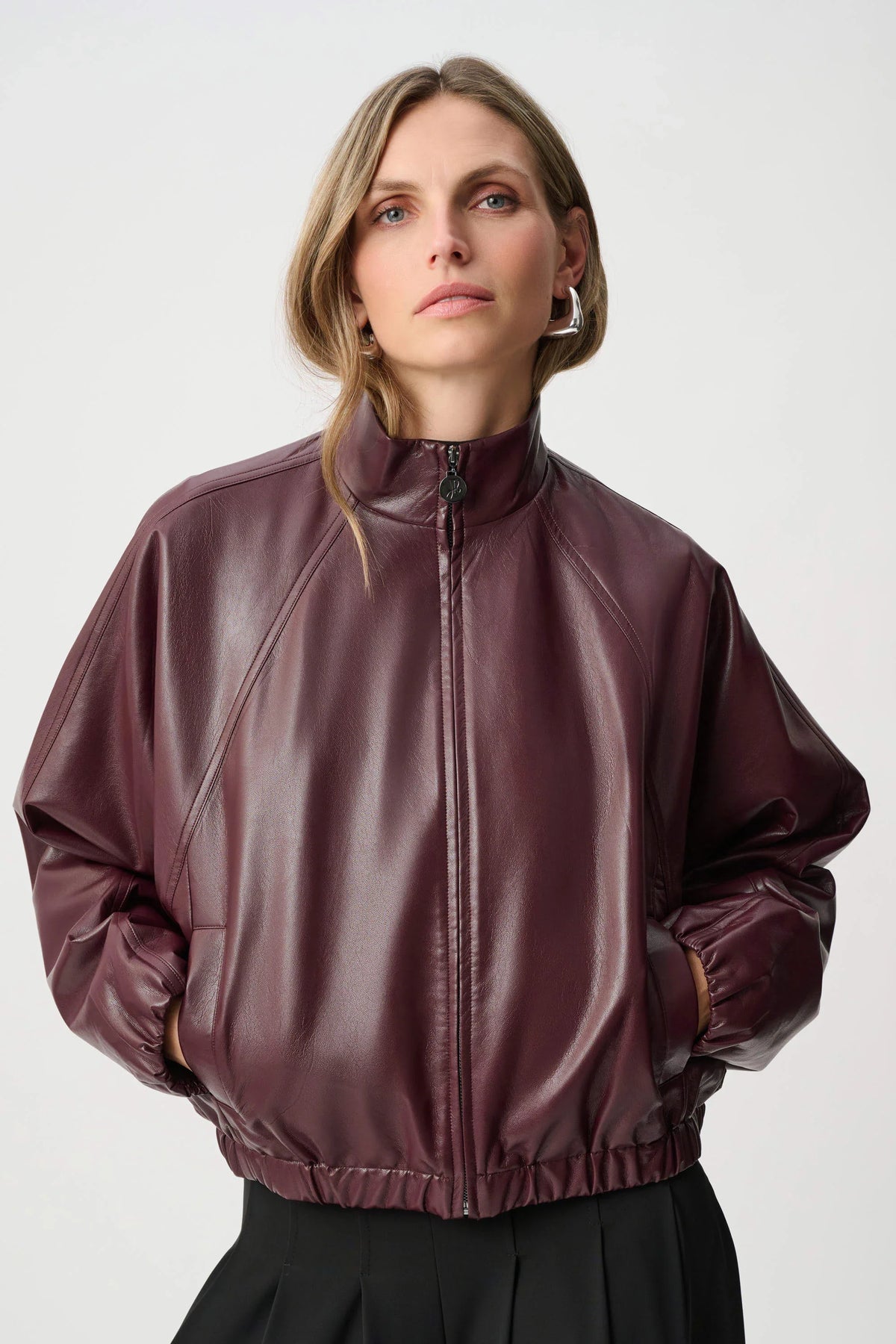 Joseph Ribkoff Leatherette Jacket - Style 263971
