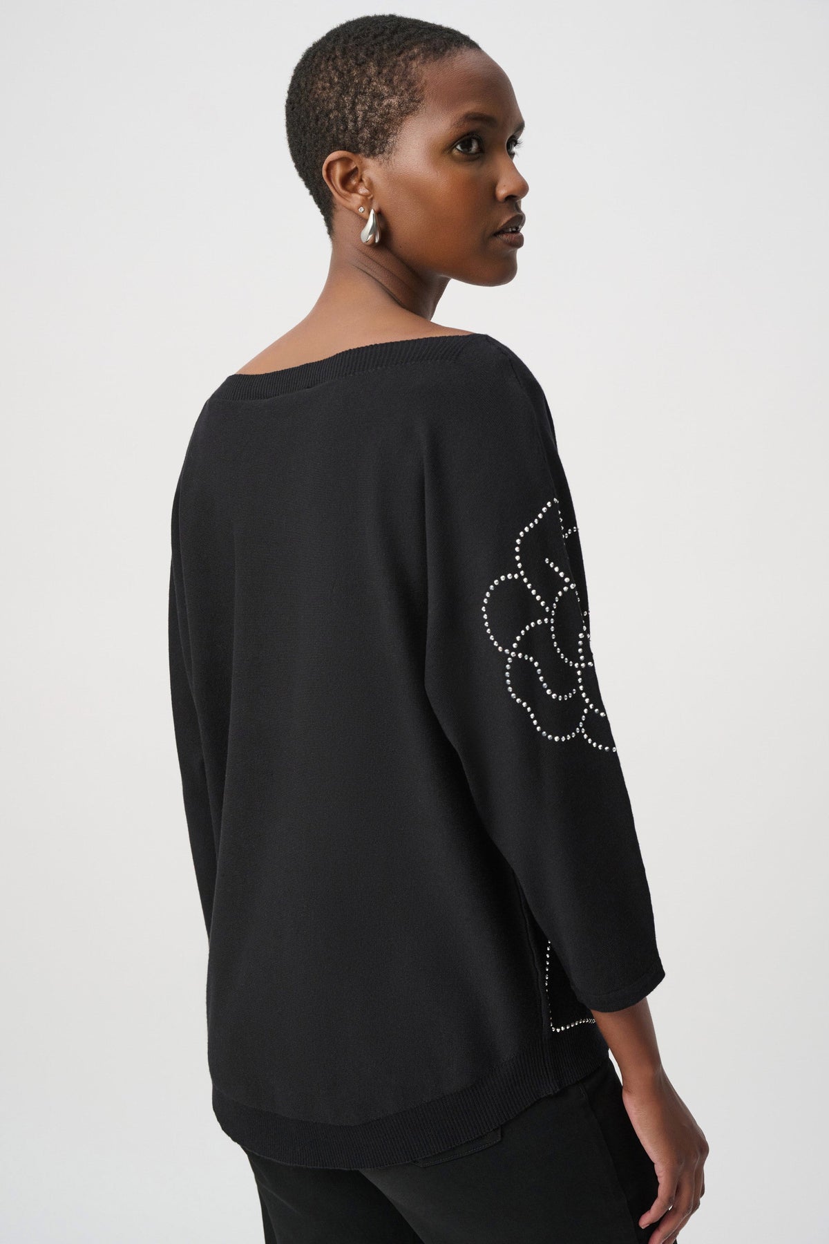 Joseph Ribkoff Pullover With Flowers - Style 264957
