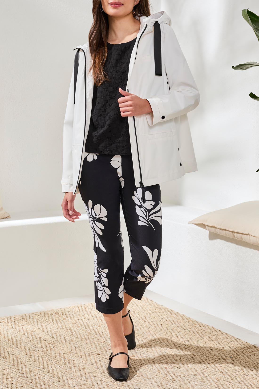 Tribal White Relaxed Jacket - Style 30510-8304