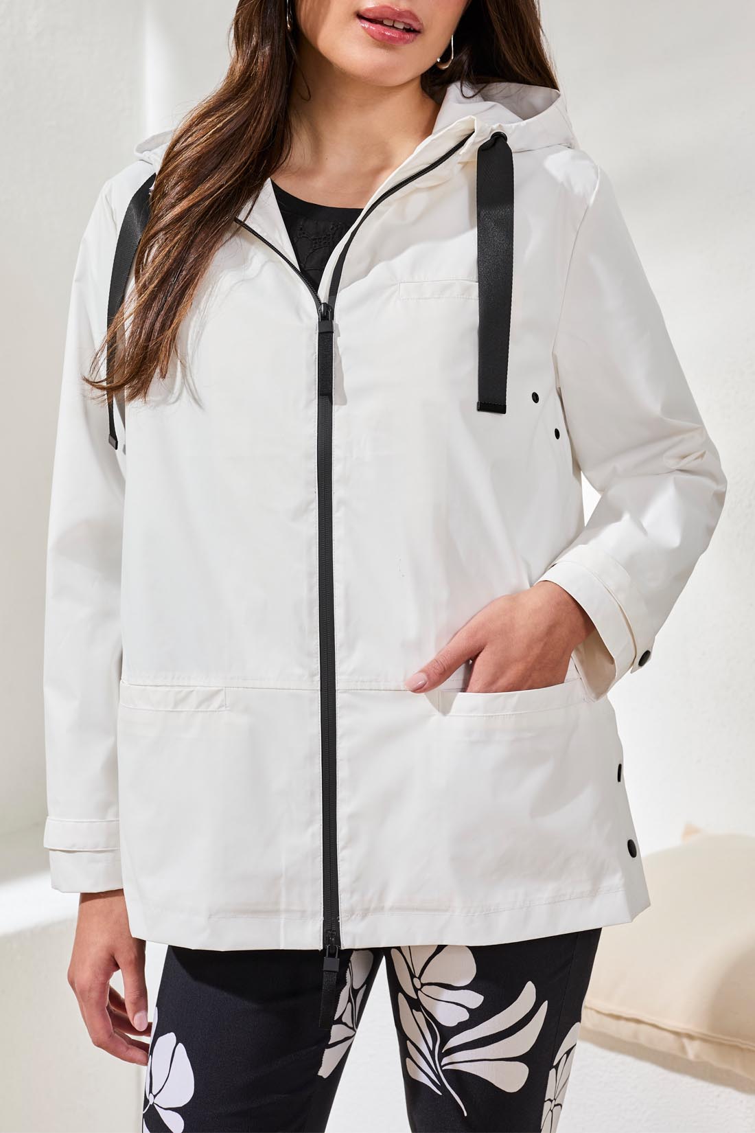Tribal White Relaxed Jacket - Style 30510-8304