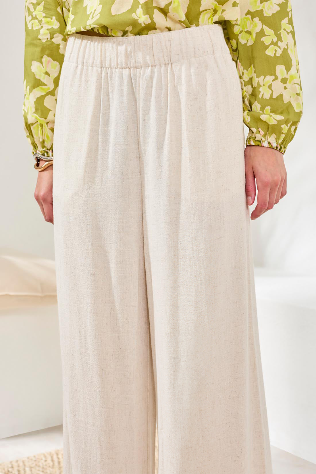 Tribal Wide-Leg Pull-On Ankle Pants - Style 30790-8388B