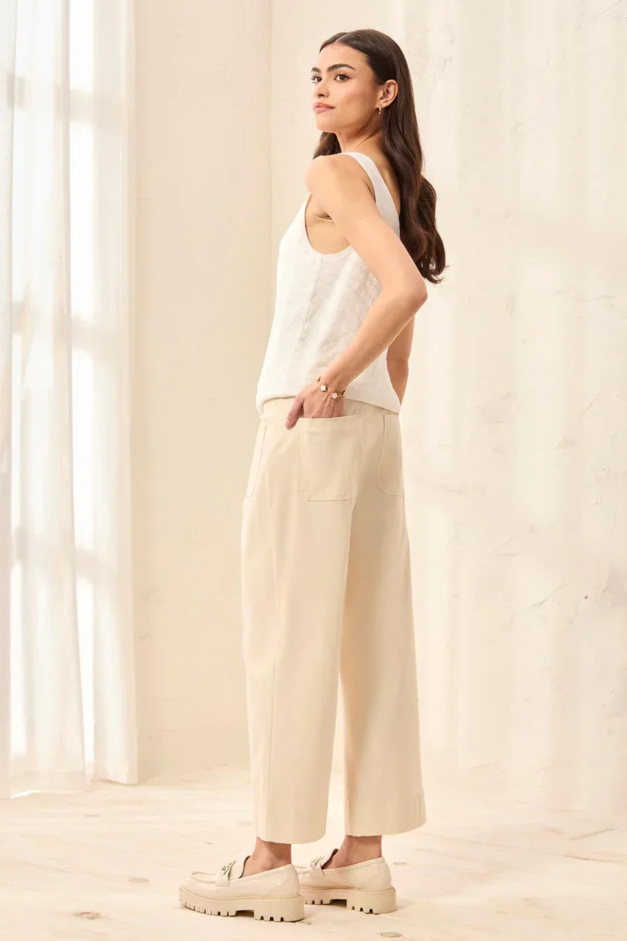 Tribal Wide-Leg Pull-On Ankle Pants - Style 30910-3875