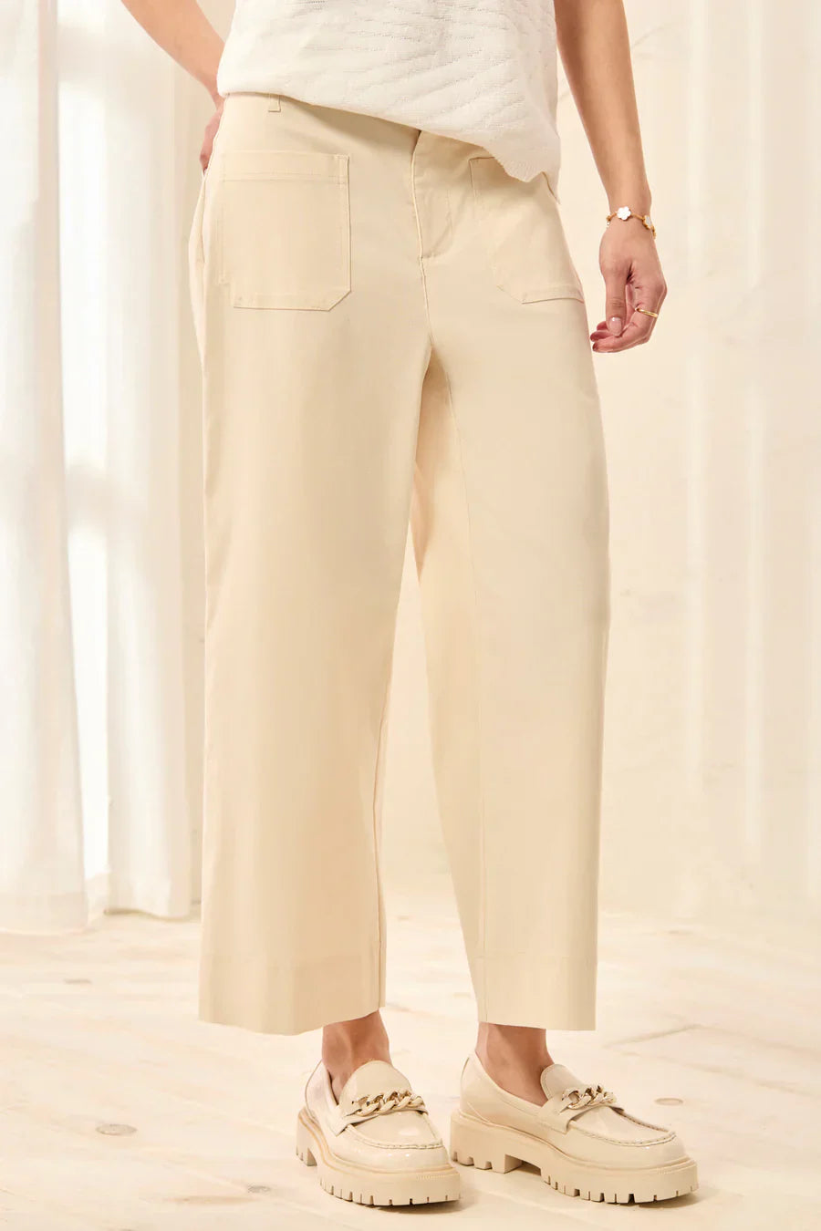 Tribal Wide-Leg Pull-On Ankle Pants - Style 30910-3875