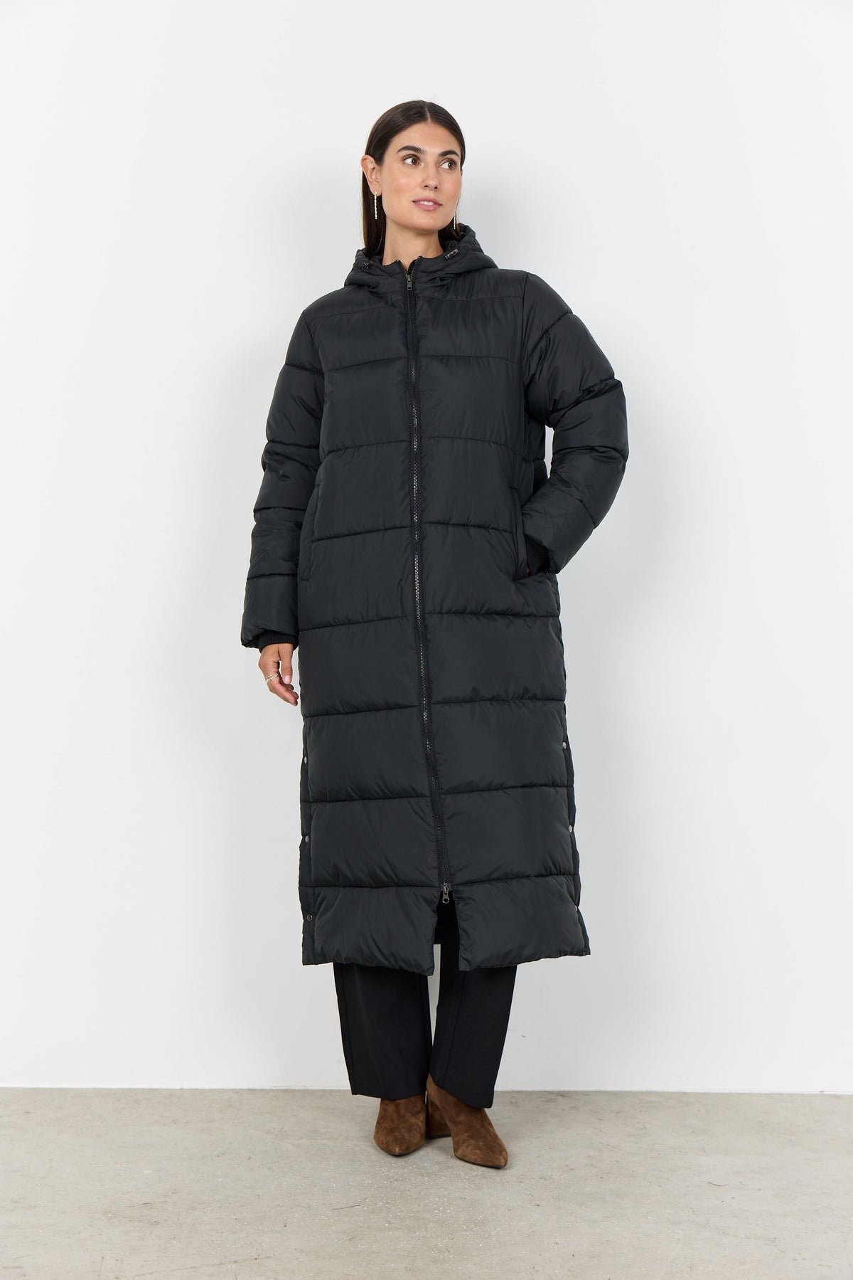Soya Concepts Long Puffer Coat - Style 5PF41508