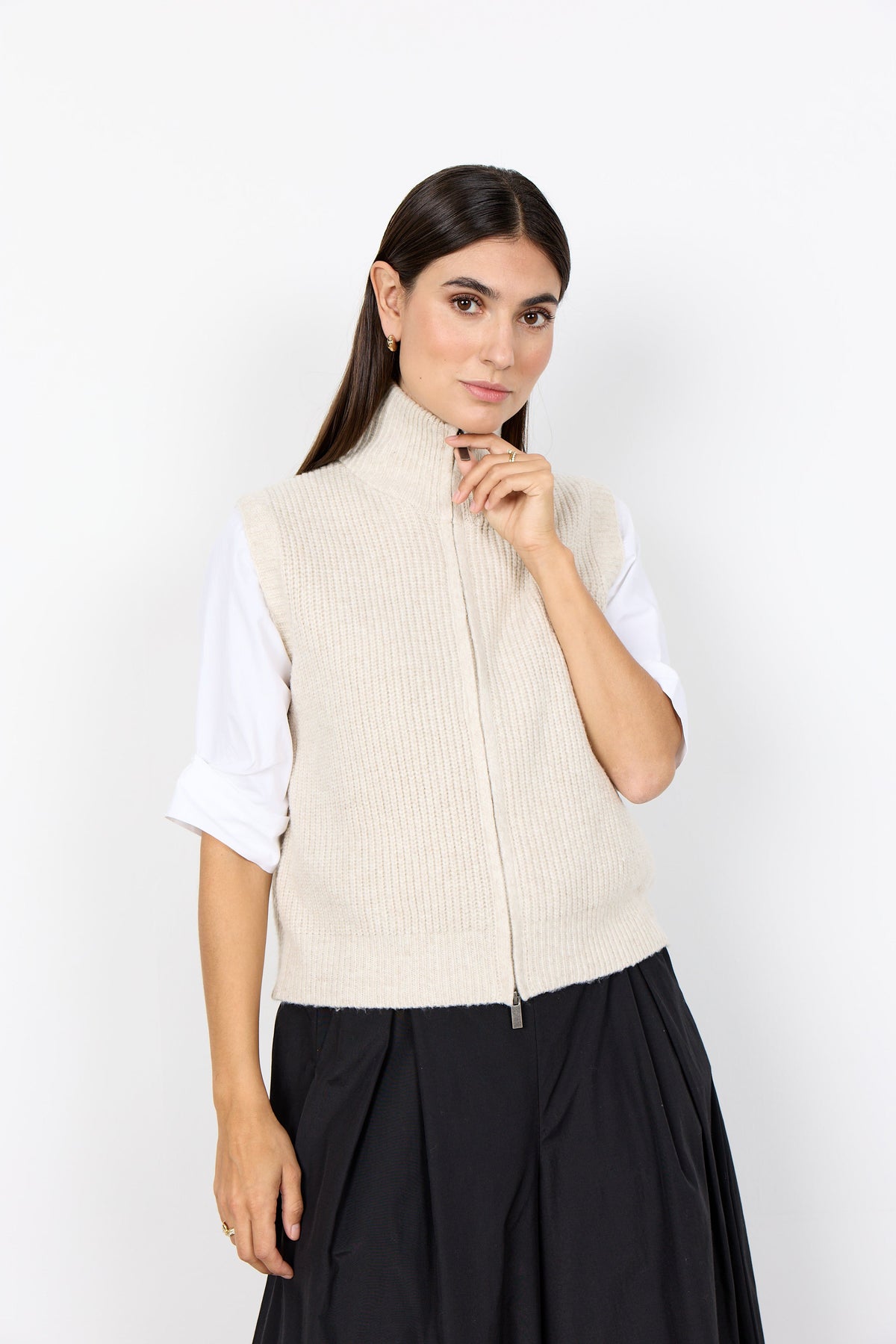 Soya Concepts Zip-Front Vest - Style 5PF51516