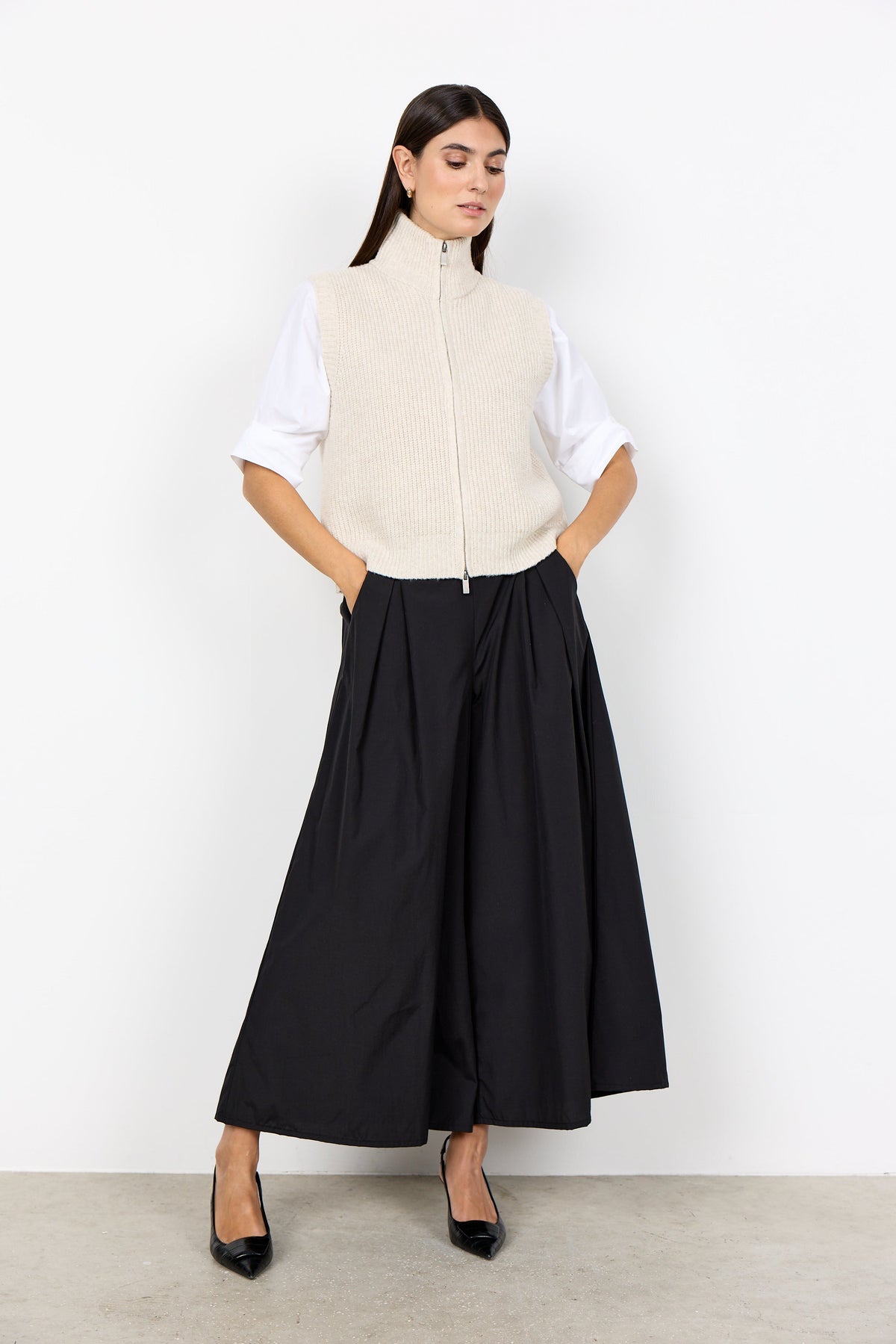 Soya Concepts Zip-Front Vest - Style 5PF51516