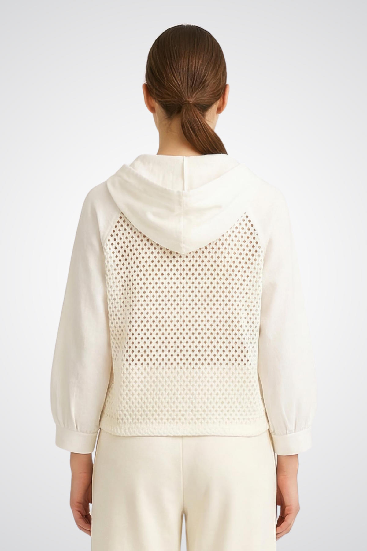 Eternelle Hooded Zip-Front Top - Style 5-SS26169-4