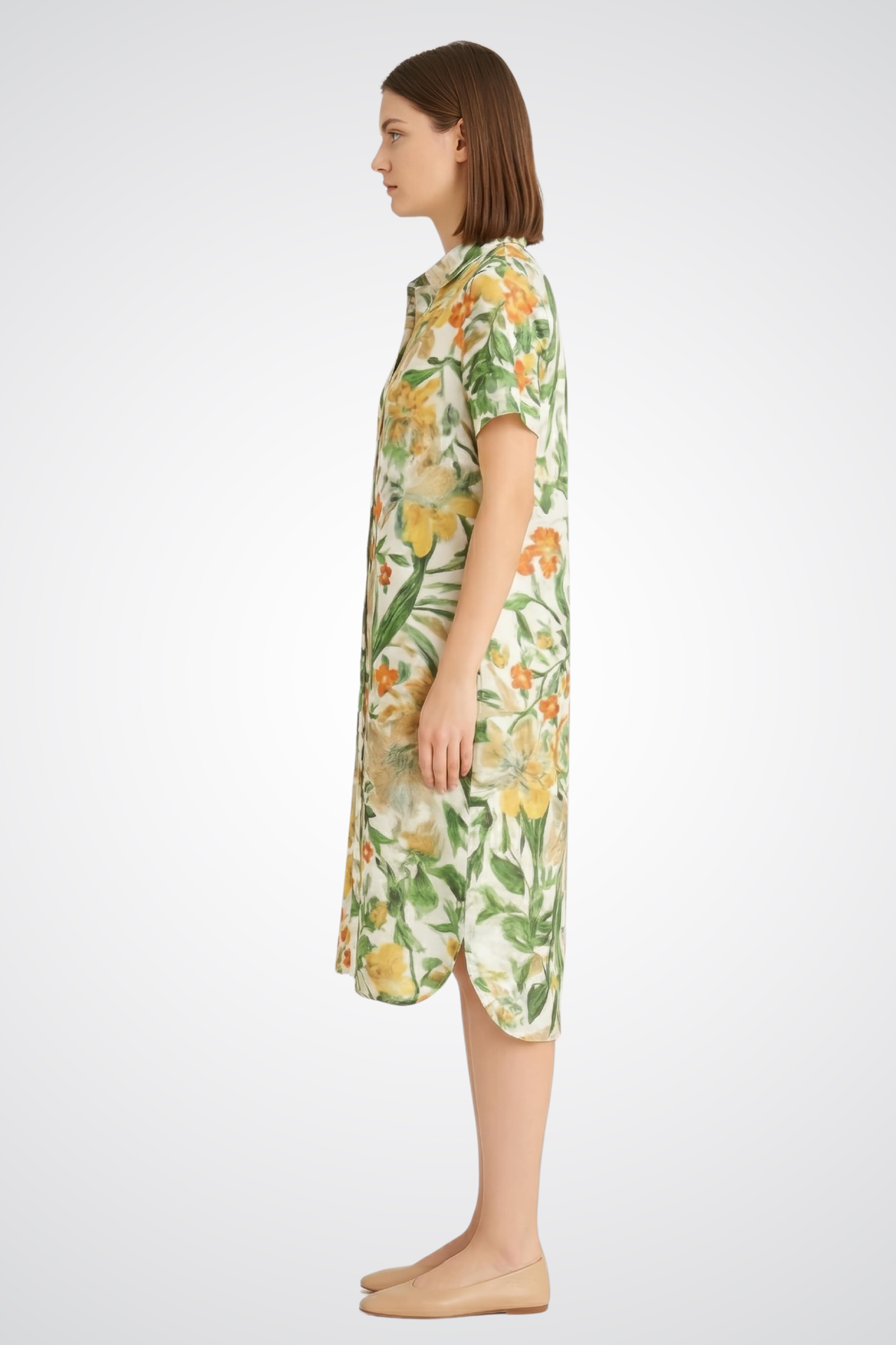 Eternelle Tropical Short-Sleeve Dress - Style 8-SS26117-9