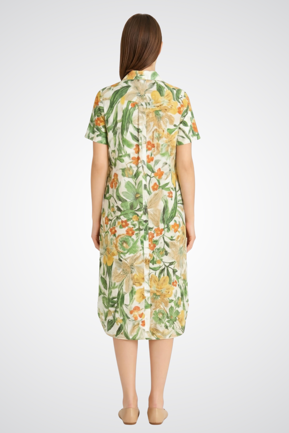 Eternelle Tropical Short-Sleeve Dress - Style 8-SS26117-9