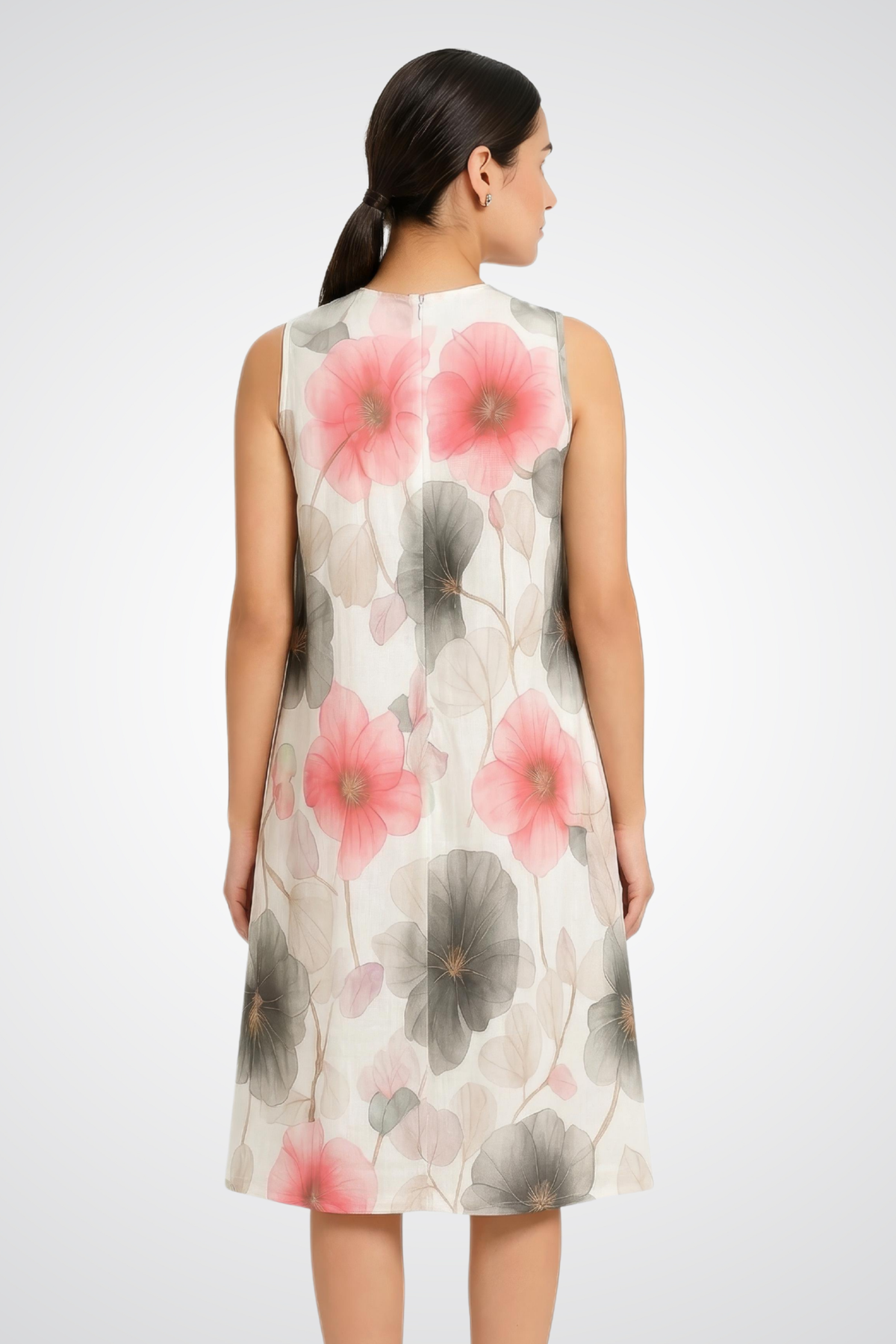 Eternelle Sleeveless Floral Print Dress - Style 5-SS2682-9