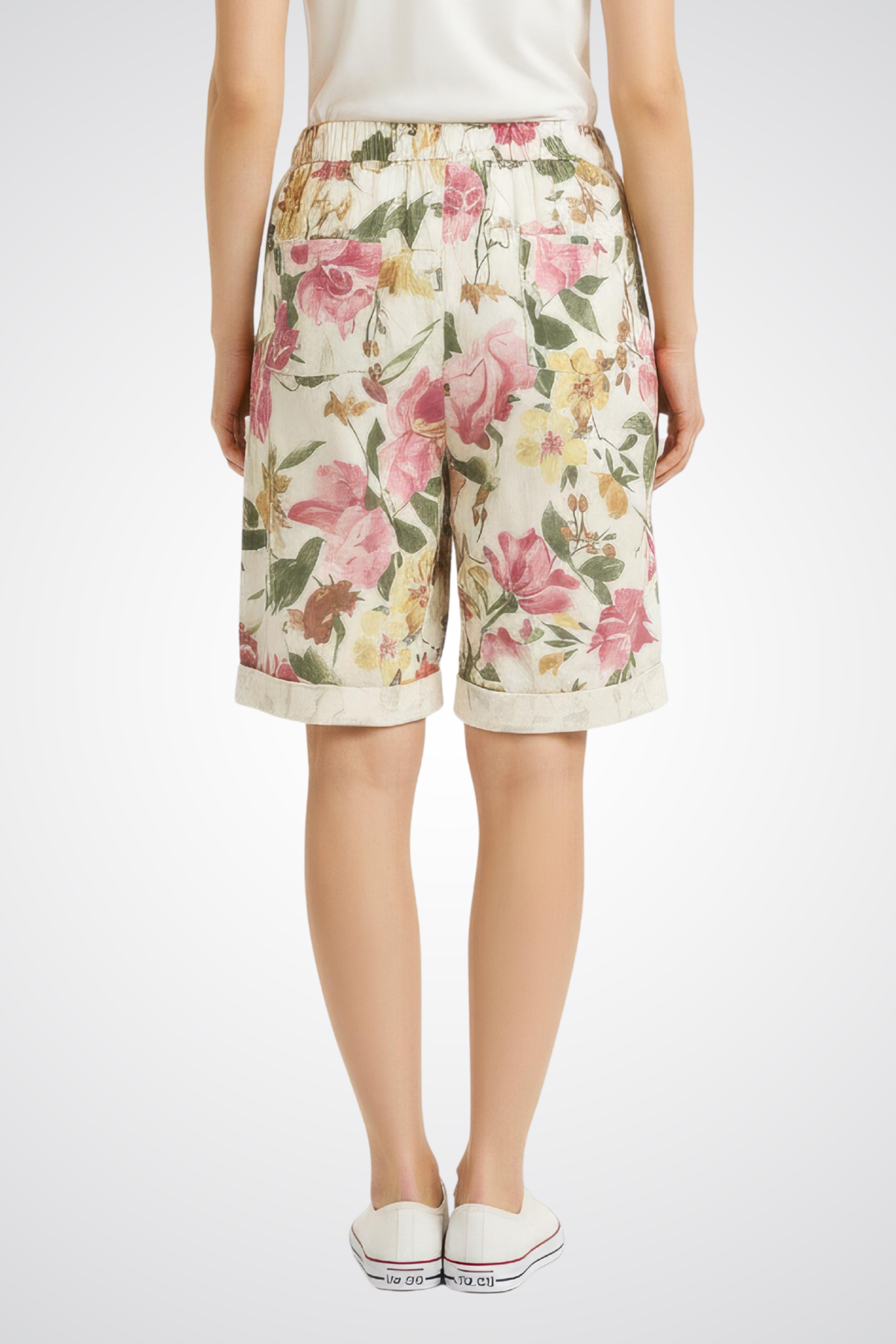 Eternelle Floral Drawstring Pants - Style 3-SS26243-9