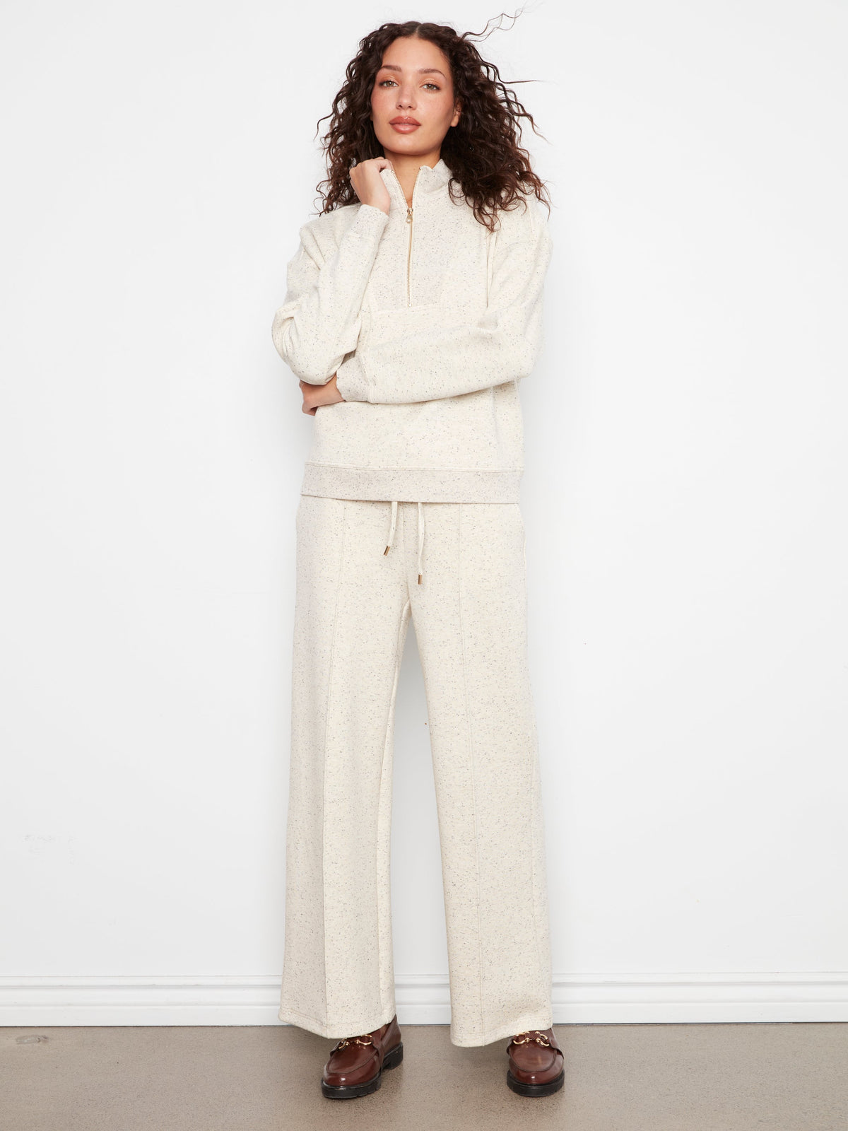 Charlie B Soft Scuba Half-Zip Sweatshirt - Style C1454-757C