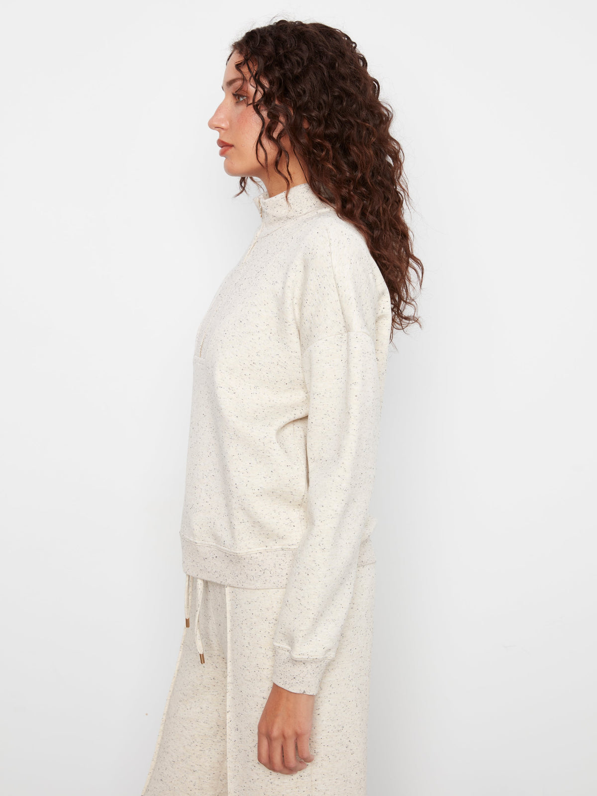 Charlie B Soft Scuba Half-Zip Sweatshirt - Style C1454-757C