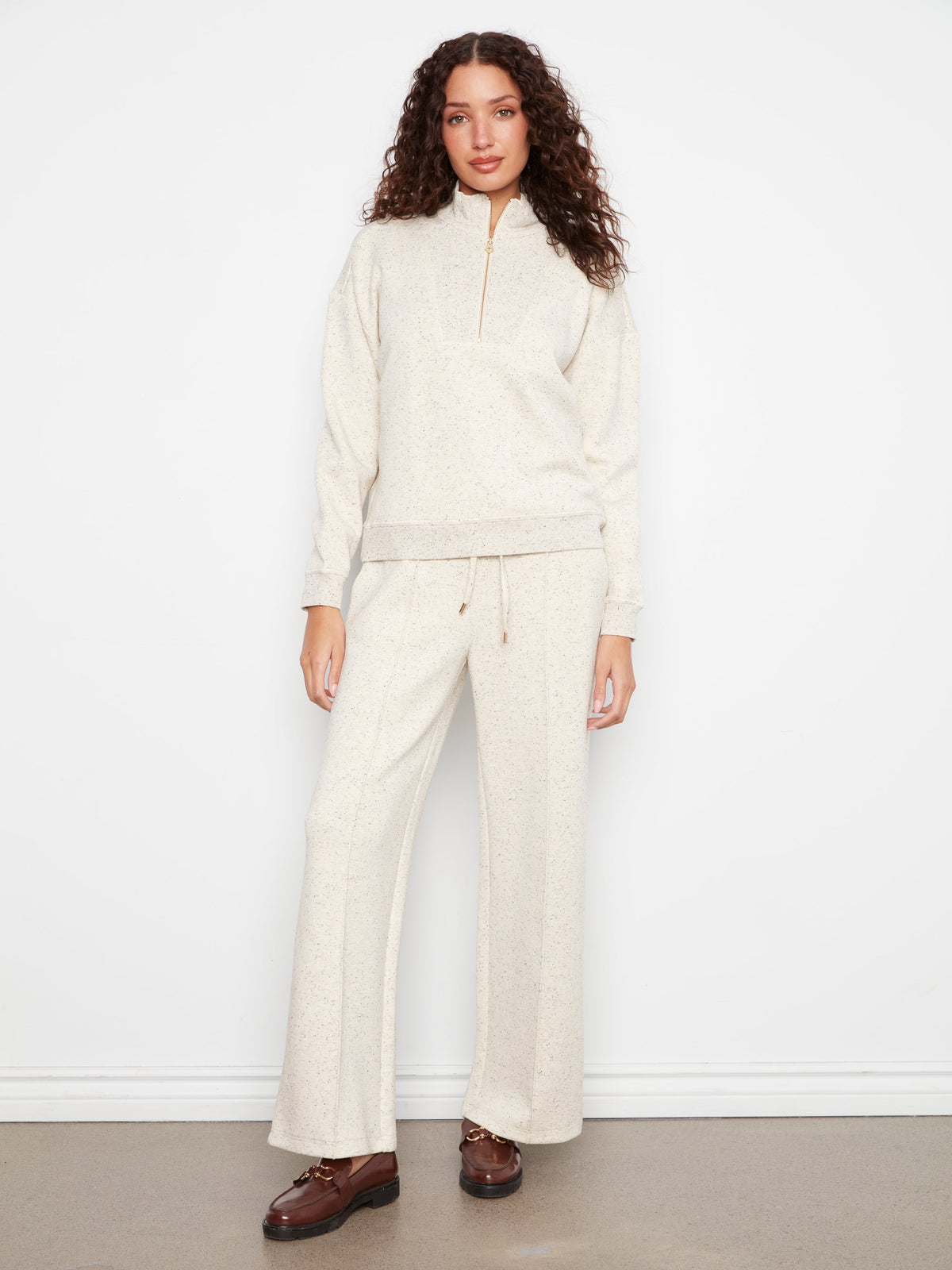 Charlie B Soft Scuba Half-Zip Sweatshirt - Style C1454-757C
