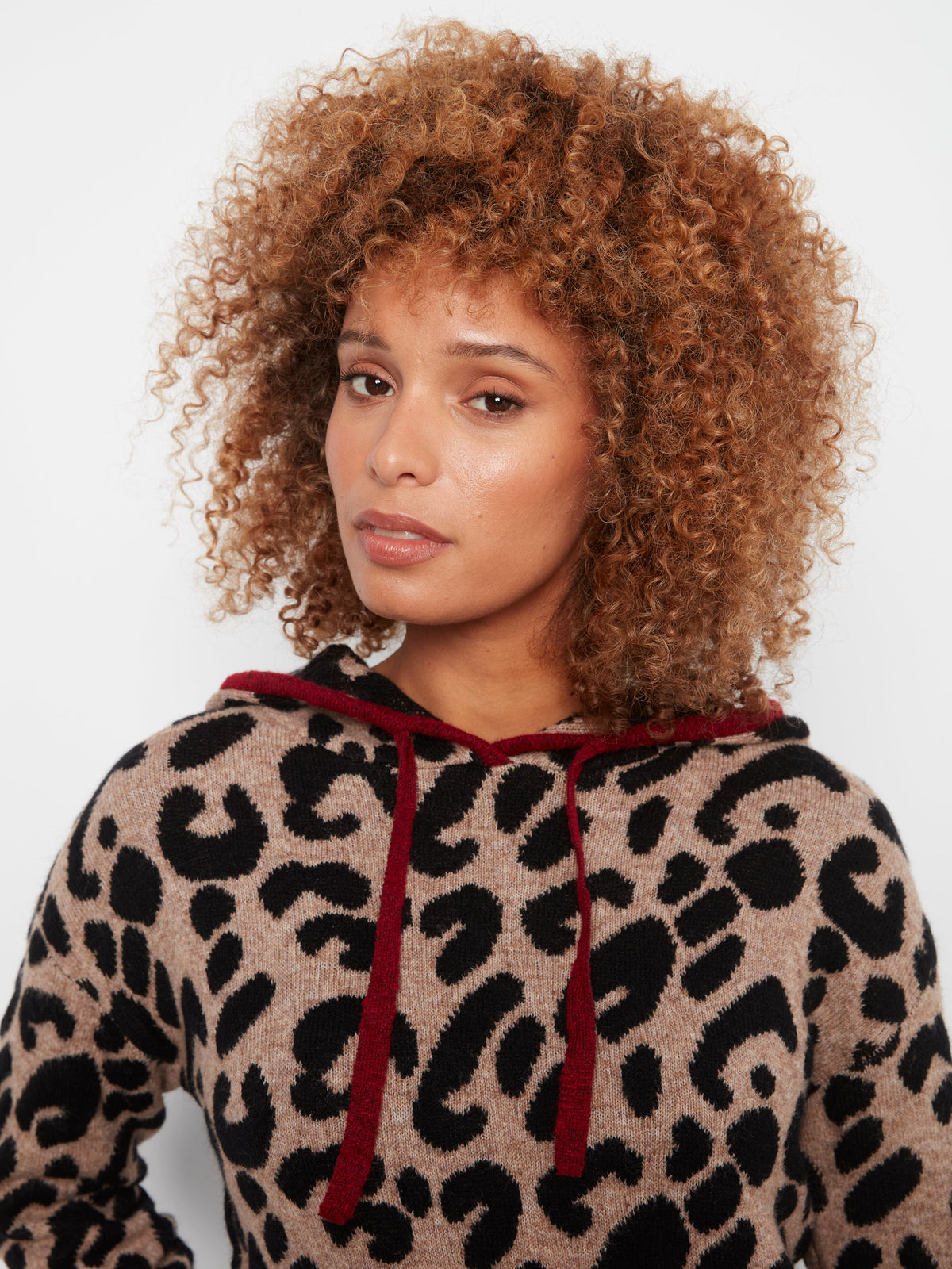 Charlie B Printed Hoodie Sweater - Style C2436J-690C