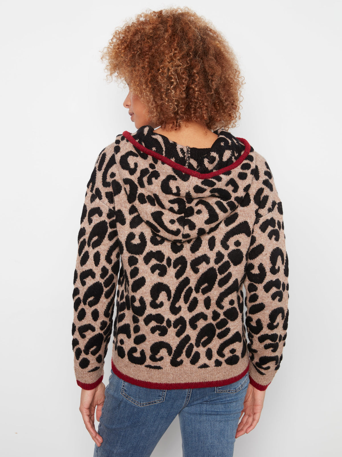 Charlie B Printed Hoodie Sweater - Style C2436J-690C