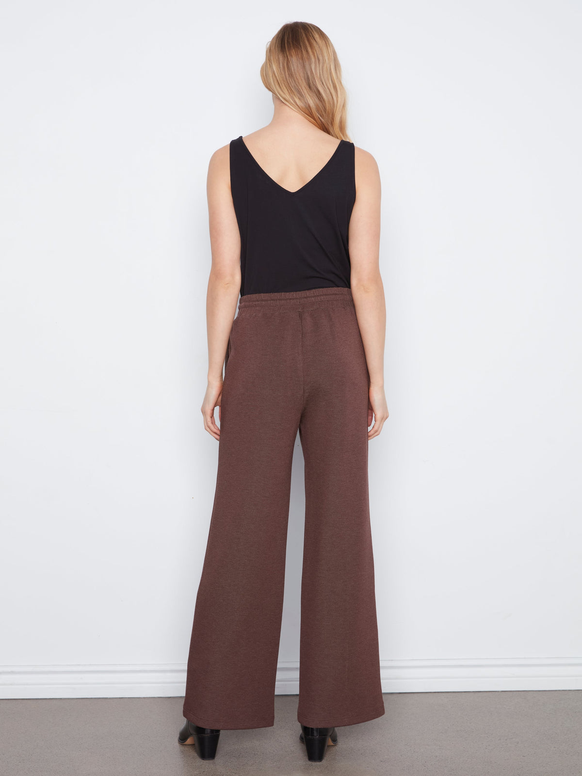 Charlie B Soft Scuba Wide Leg Jogger Pants - Style C5818-825C