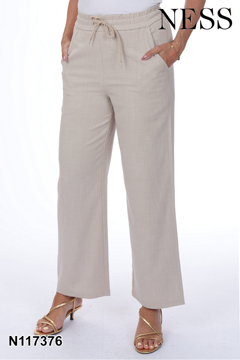 Ness Wide-Leg Wide Pants - Style N117376