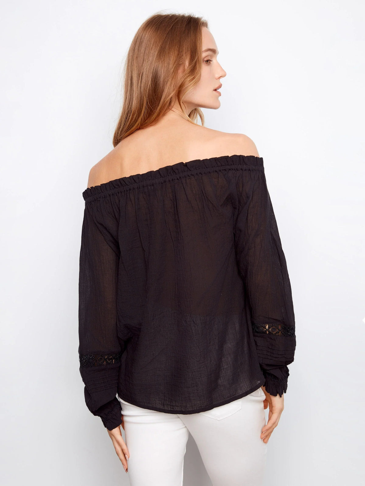 Charlie B Voile Cotton Blouse - Style C4642-472C