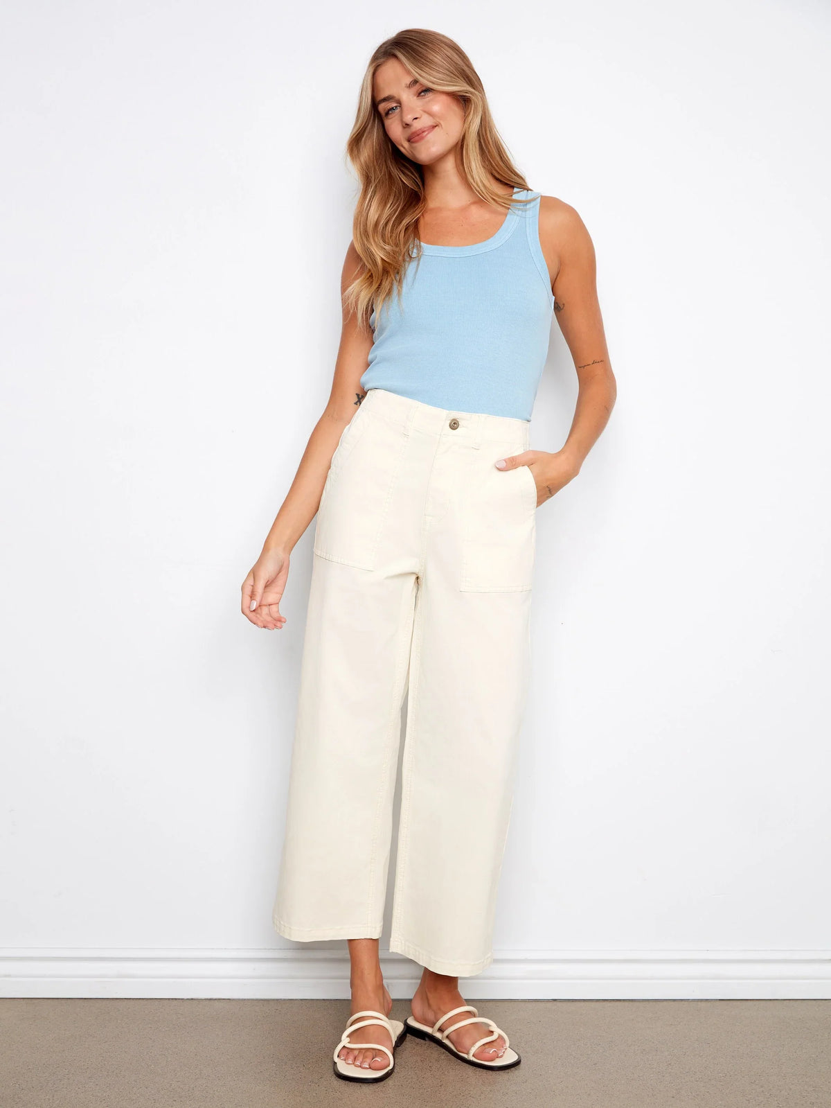 Charlie B Smooth Natural Pant - Style C5636R-243C