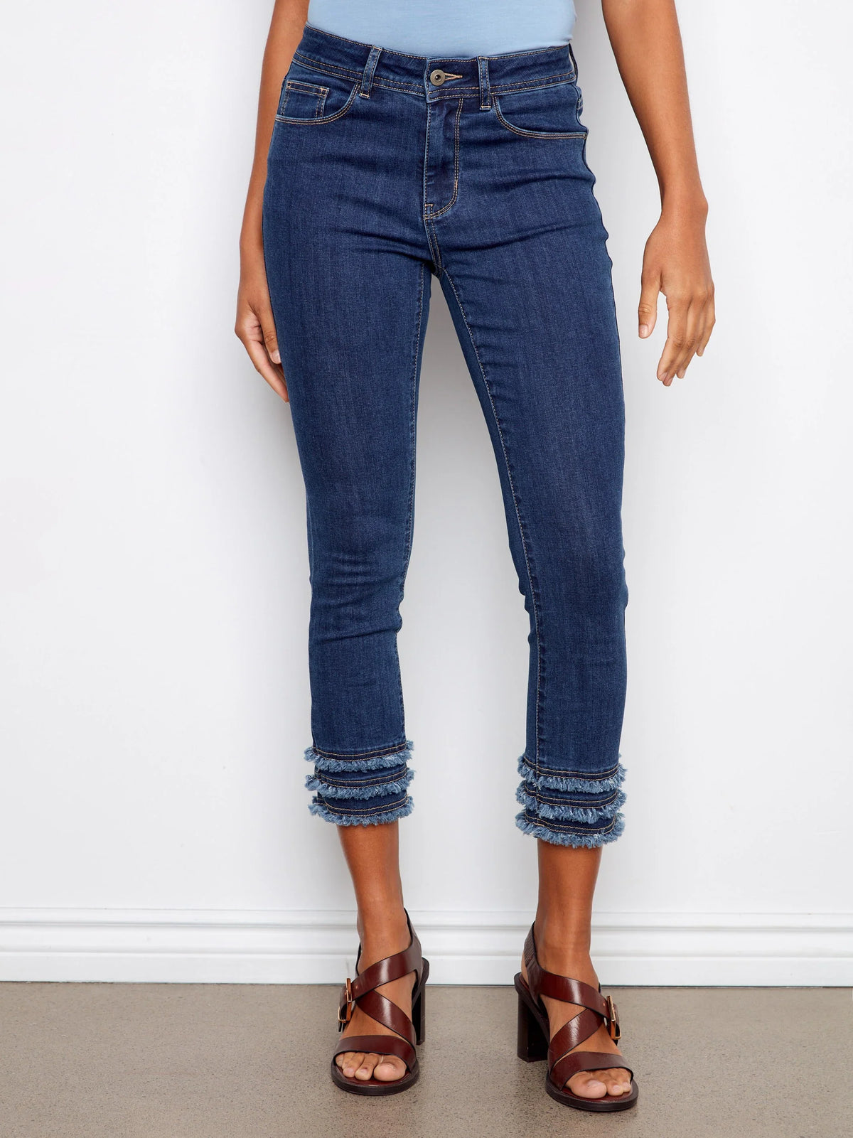 Charlie B Indigo Relaxed Pant - Style C5147TT-431A