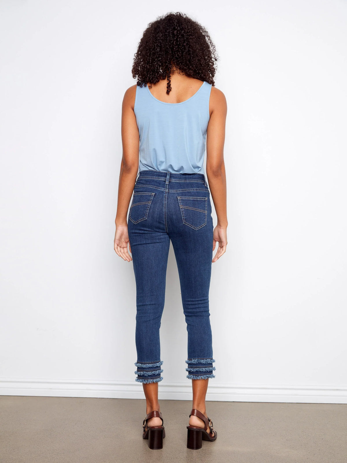 Charlie B Indigo Relaxed Pant - Style C5147TT-431A