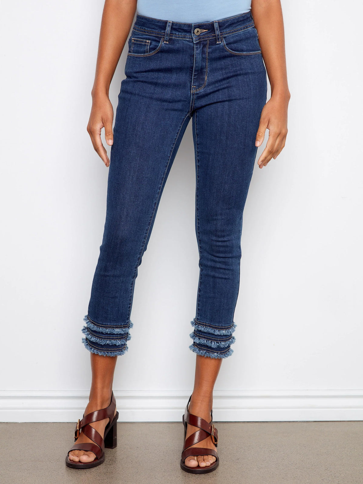 Charlie B Indigo Relaxed Pant - Style C5147TT-431A